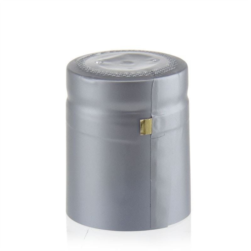 Krympkapsel 32x41, PVC-plast, silver