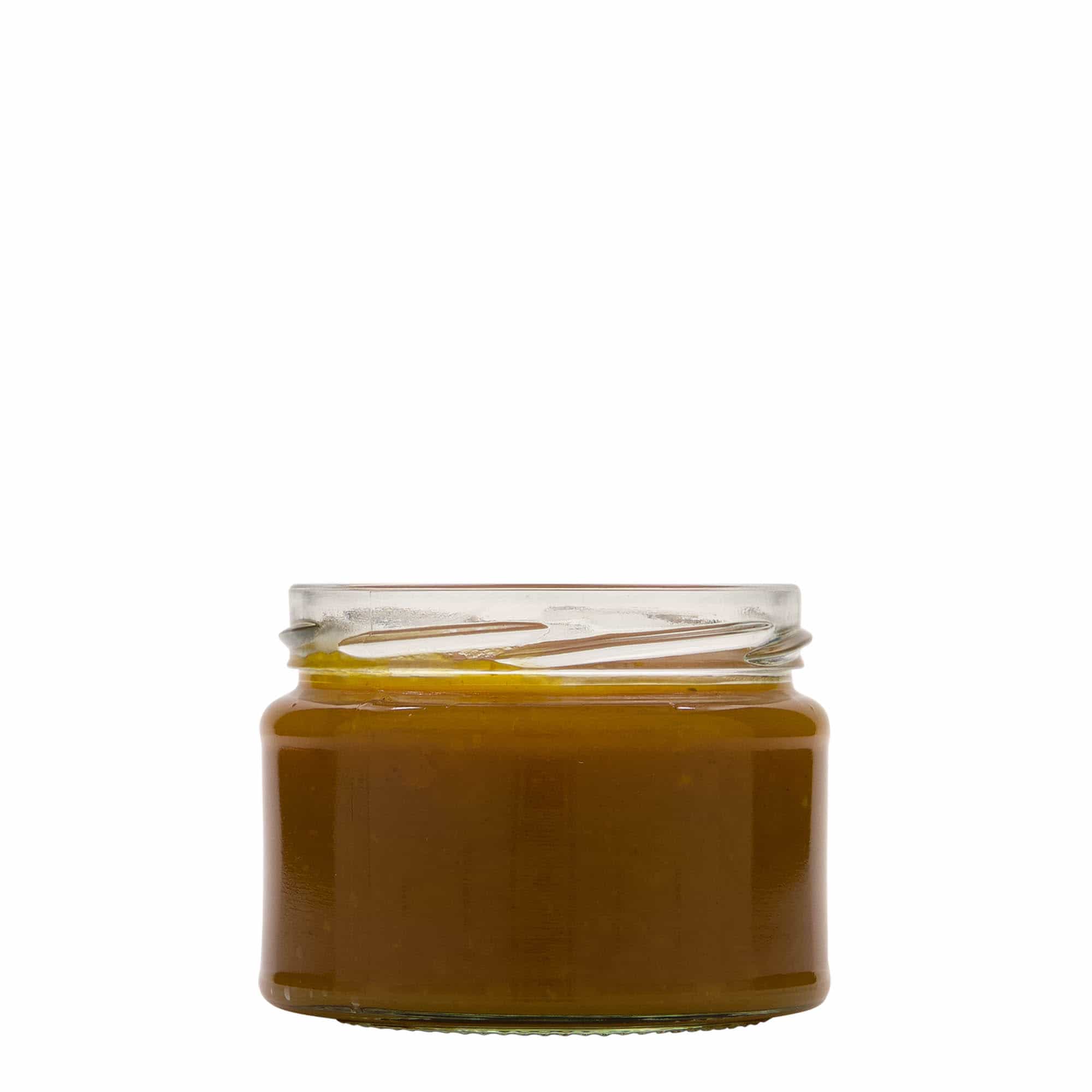280 ml platt rund burk, mynning: twist off (TO 82)