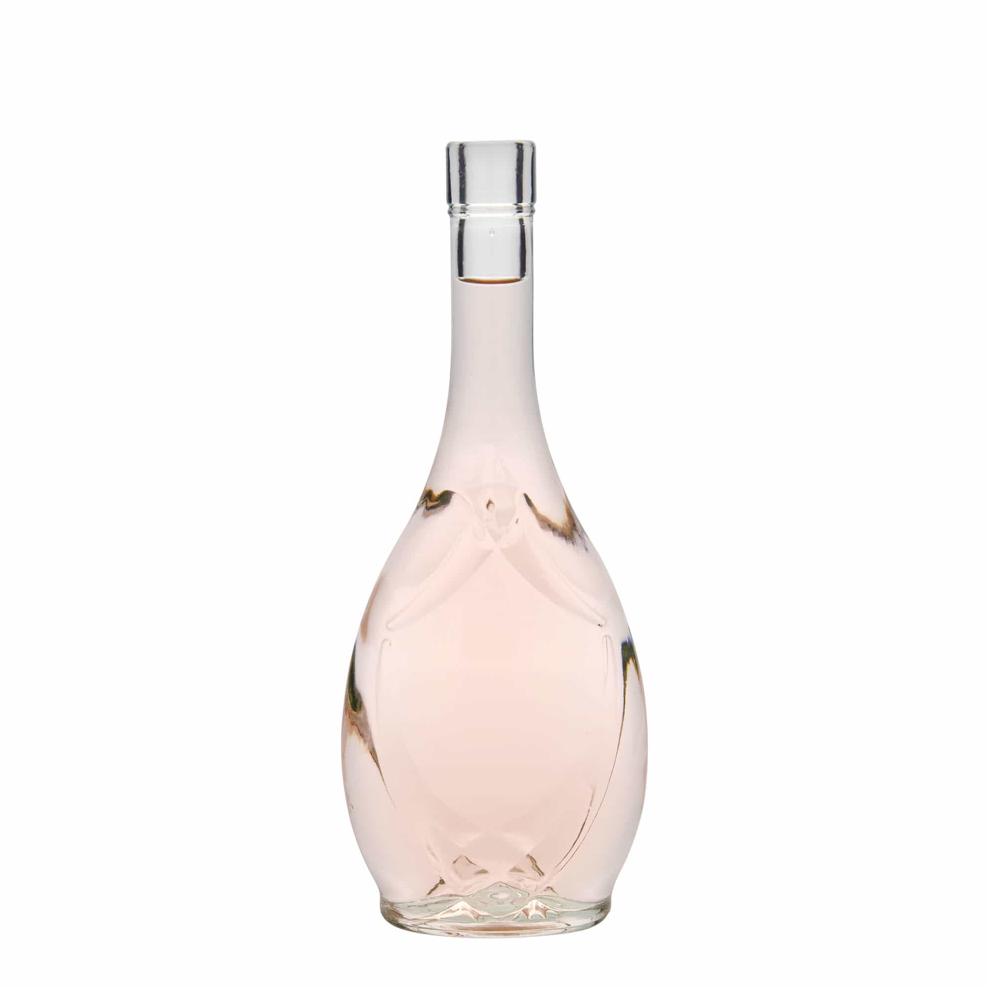 500 ml glasflaska 'Saragossa', oval, öppning: kork 500 ml glasflaska 'Saragossa', oval, öppning: kork