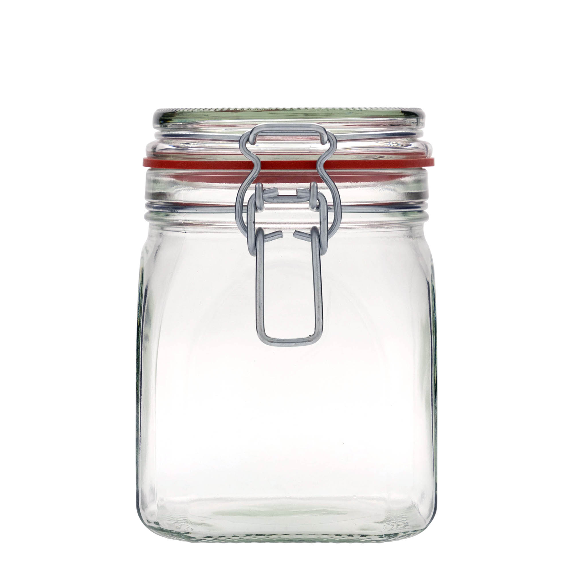 900 ml trågkorksglas, fyrkantigt, öppning: trågkorkslåsning 900 ml trågkorksglas, fyrkantigt, öppning: trågkorkslåsning