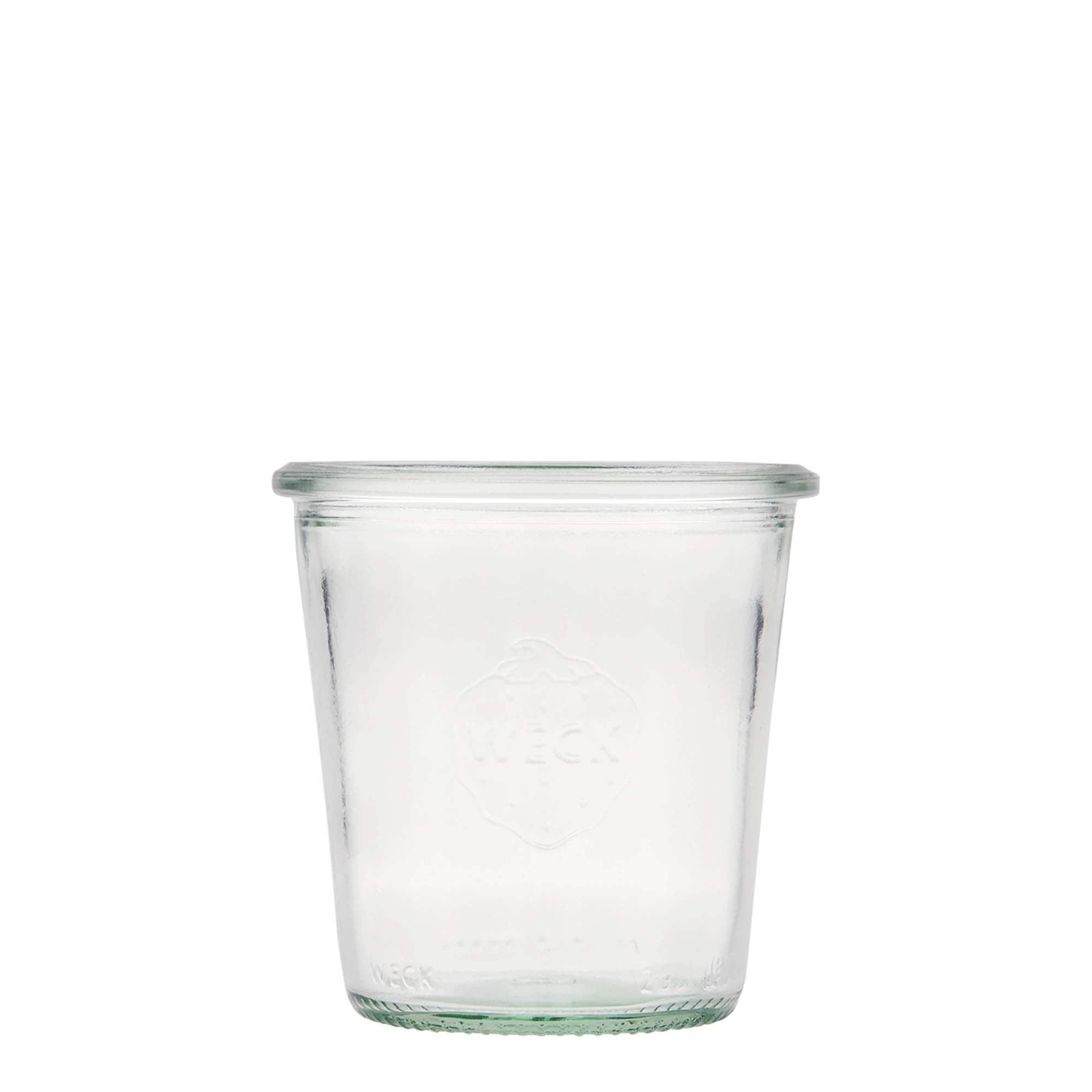 290 ml WECK-omkastningsglas, mynning: rund kant