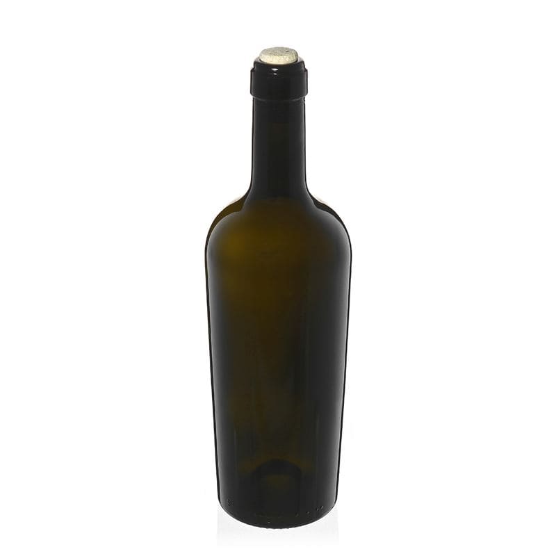 750 ml vinflaska 'Imperiale', antikgrön, mynning: kork 750 ml vinflaska 'Imperiale', antikgrön, mynning: kork