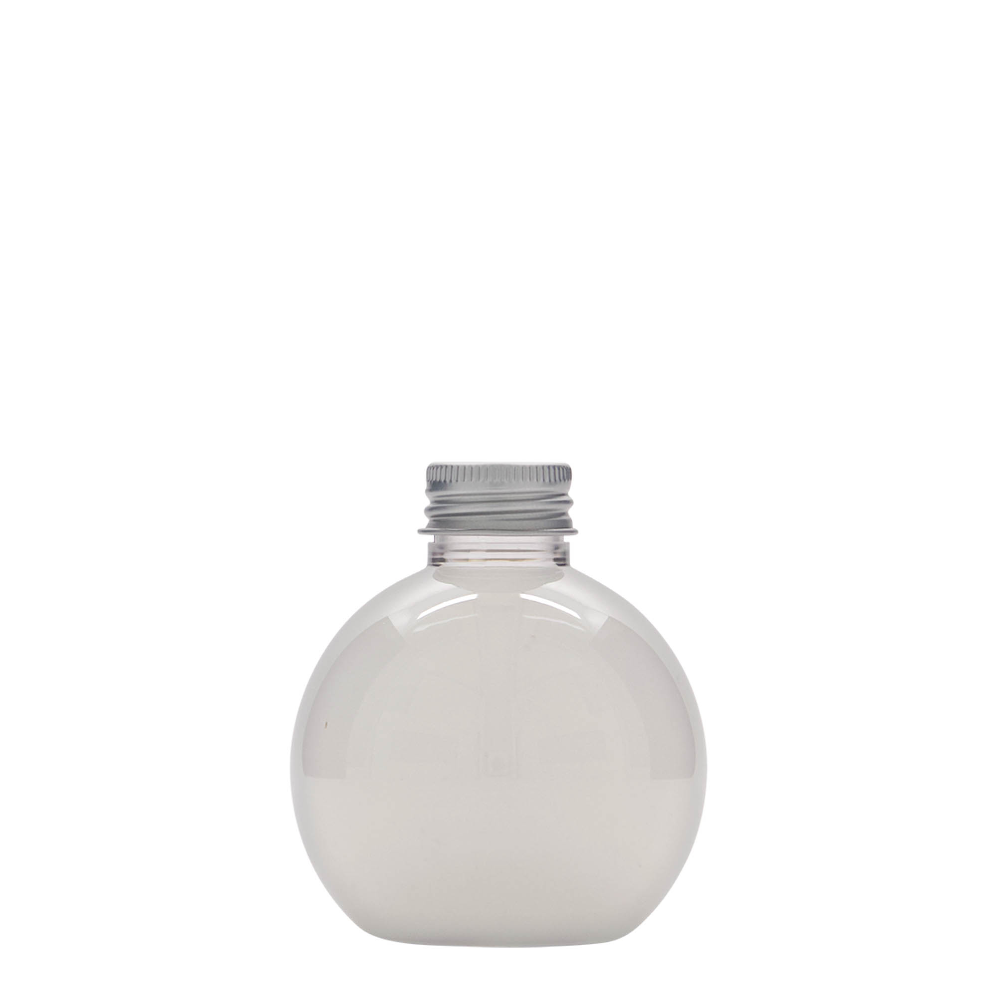 150 ml PET-flaska 'Perry', rund, plast, öppning: 24/410 150 ml PET-flaska 'Perry', rund, plast, öppning: 24/410