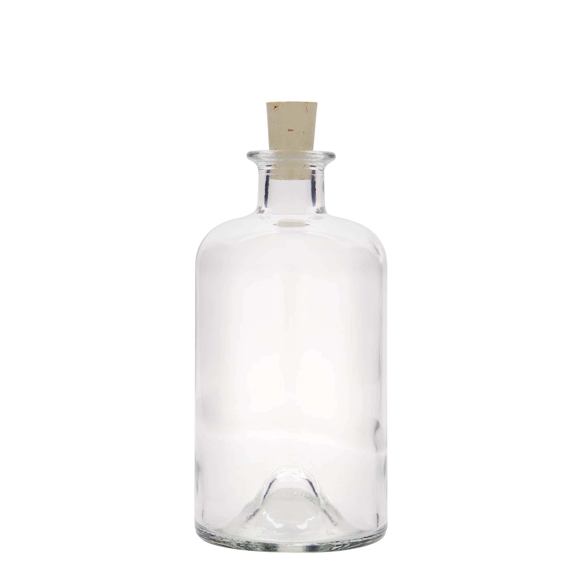 500 ml apoteksglasflaska 'Doktor', mynning: kork