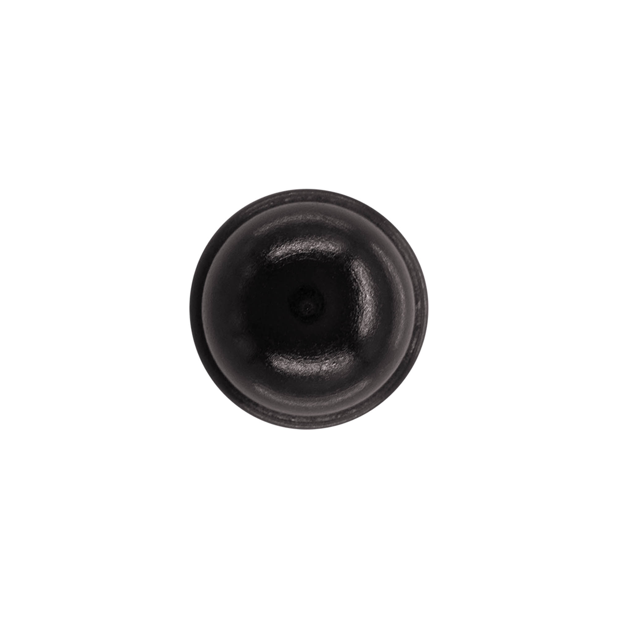 Handtagskork 19 mm "Melon", trä/PE, svart, för mynning: kork