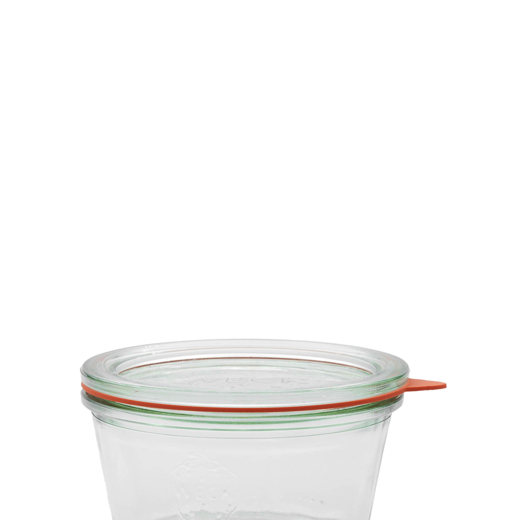 WECK-inkokningsring RR100 #, röd, mynning: rund kant WECK-inkokningsring RR100 #, röd, mynning: rund kant