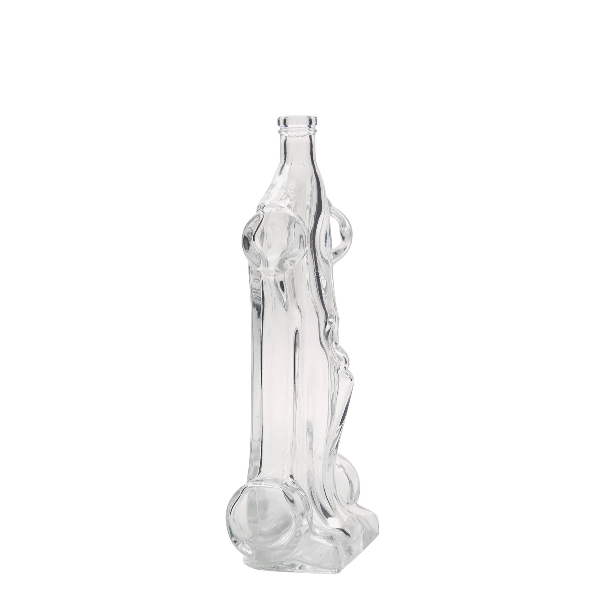 200 ml glasflaska 'Rallybil', mynning: kork