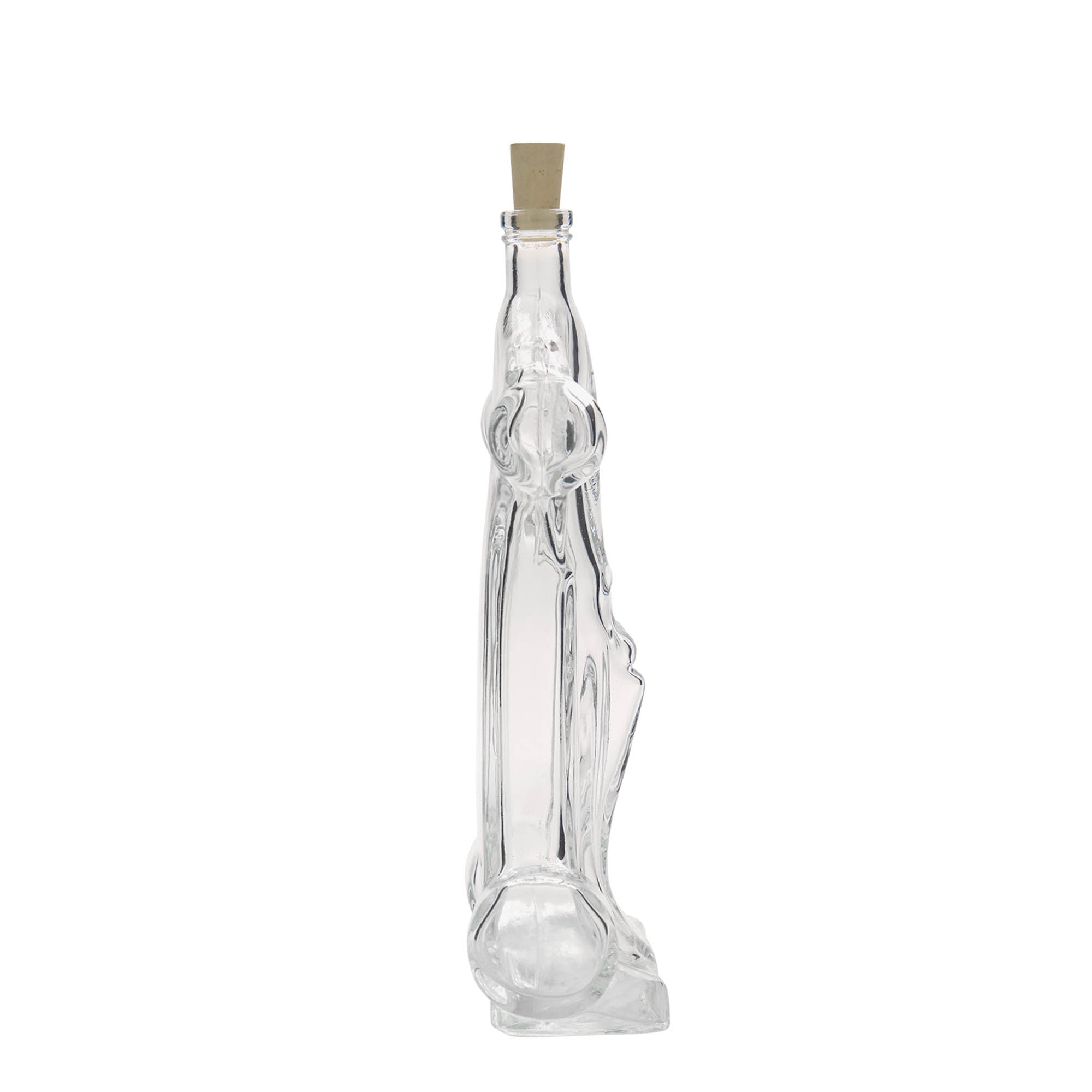 200 ml glasflaska 'Racingbil', öppning: kork