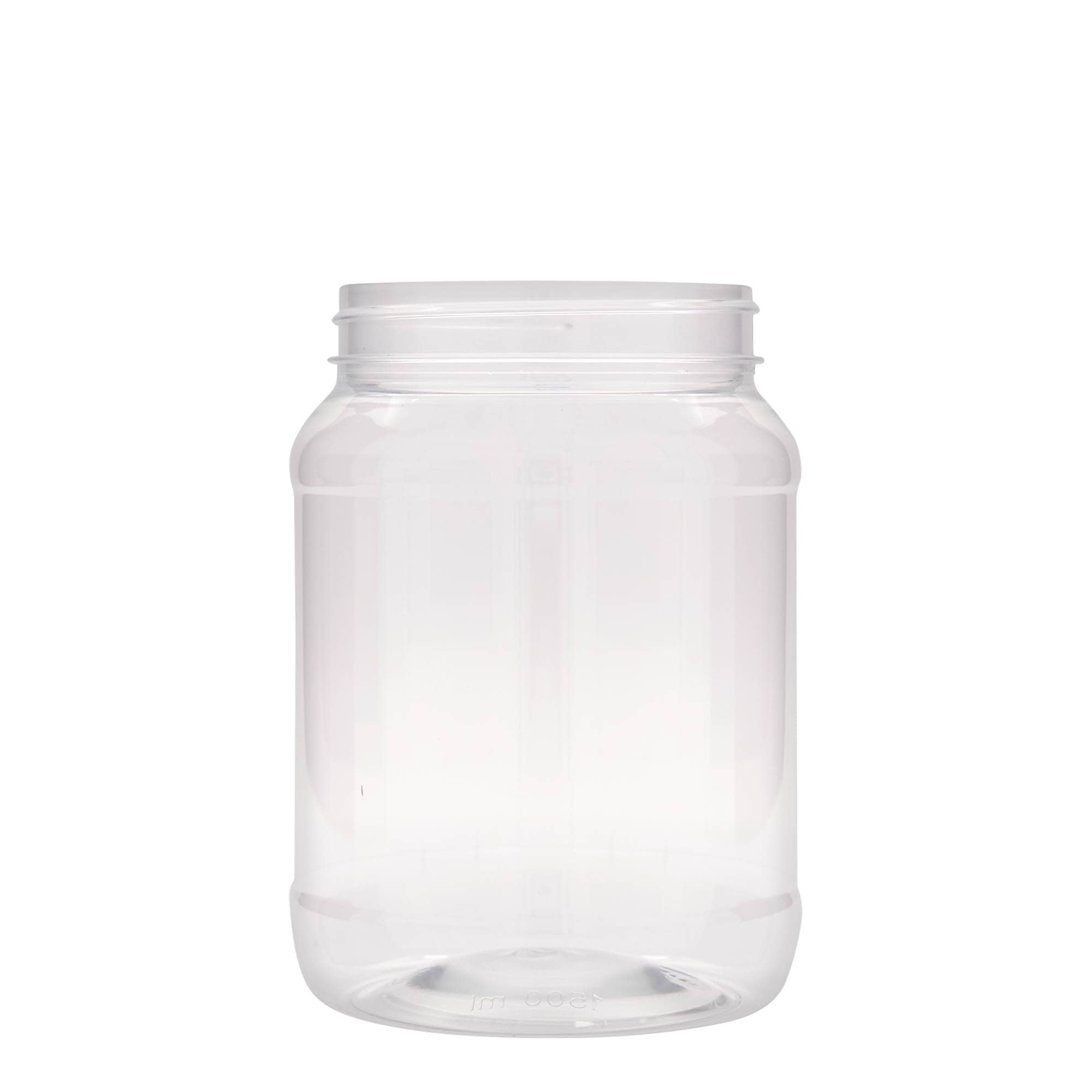 1.500 ml PET-burk 'Lulu', plast, öppning: 100/400