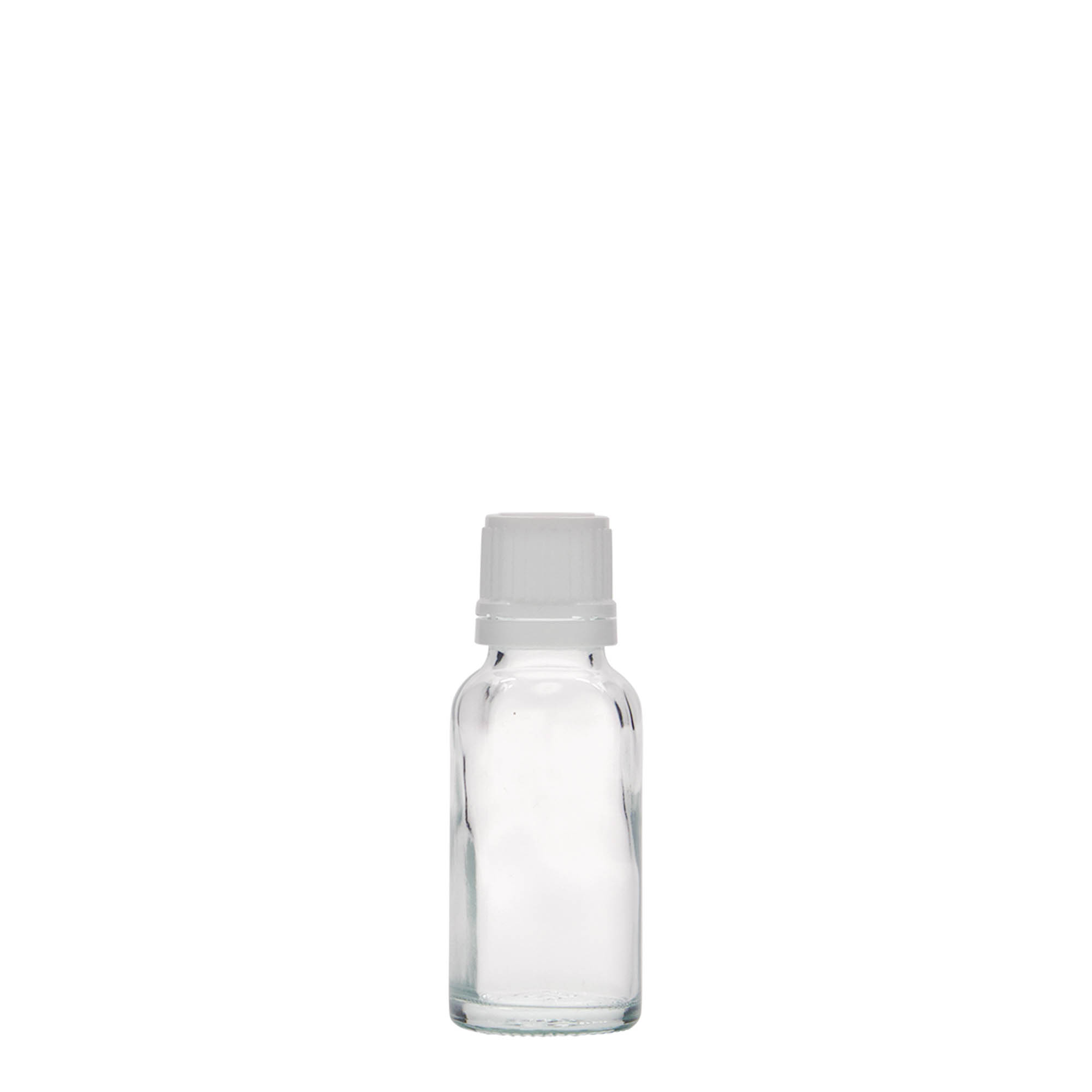 20 ml medicinflaska, glas, mynning: DIN 18 20 ml medicinflaska, glas, mynning: DIN 18