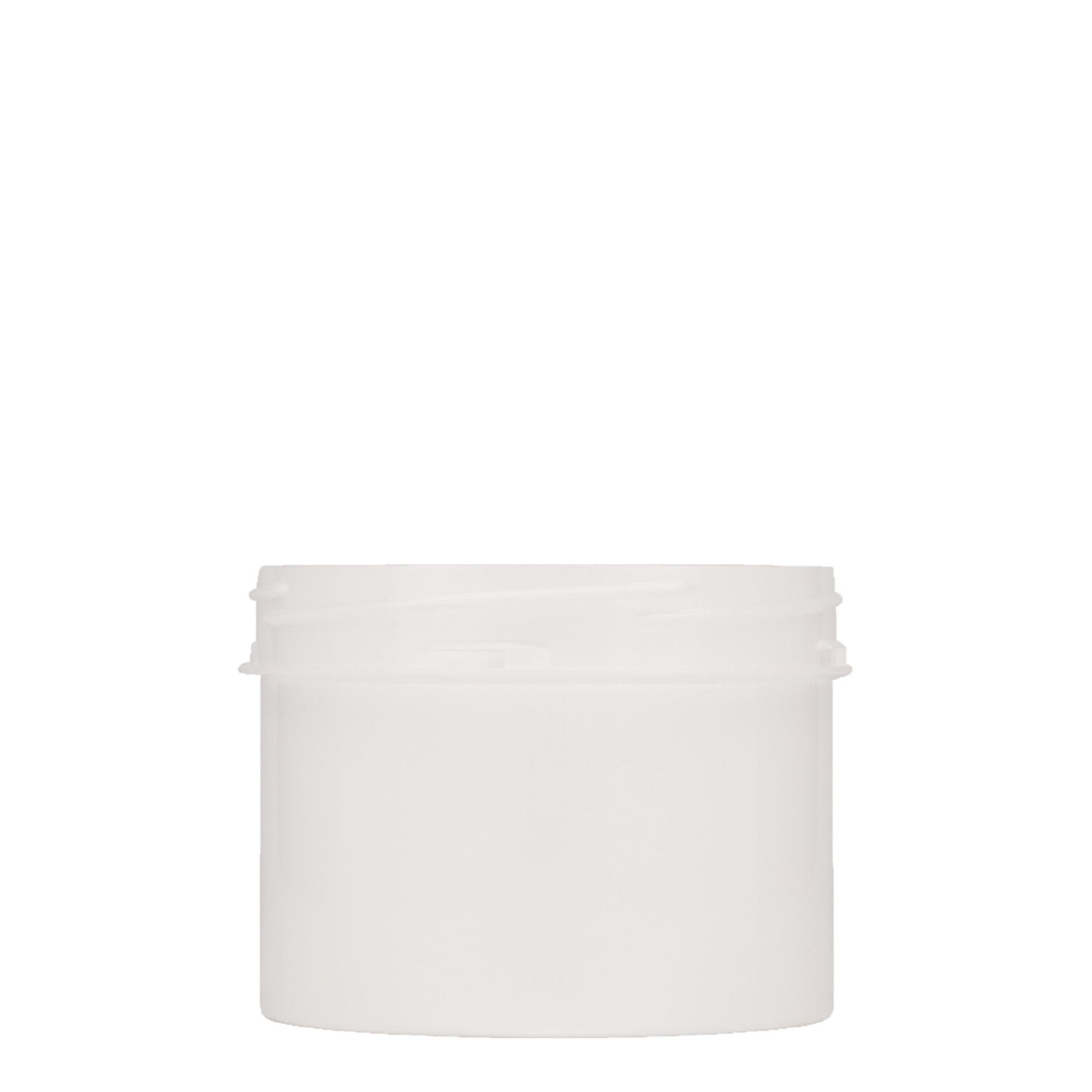 300 ml plastburk 'Securilock', PP, vit, öppning: skruvlock