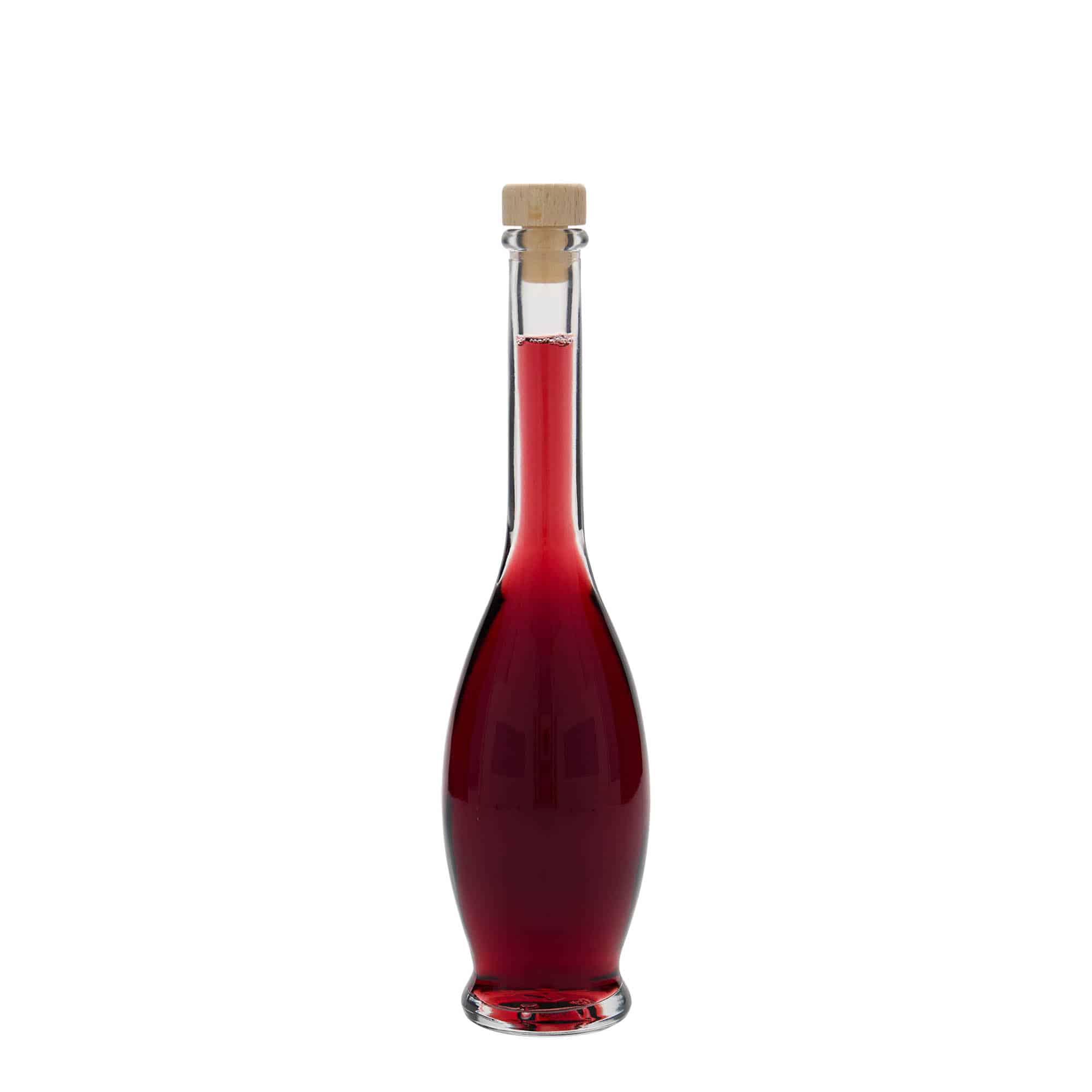 100 ml glasflaska 'Gina', mynning: kork