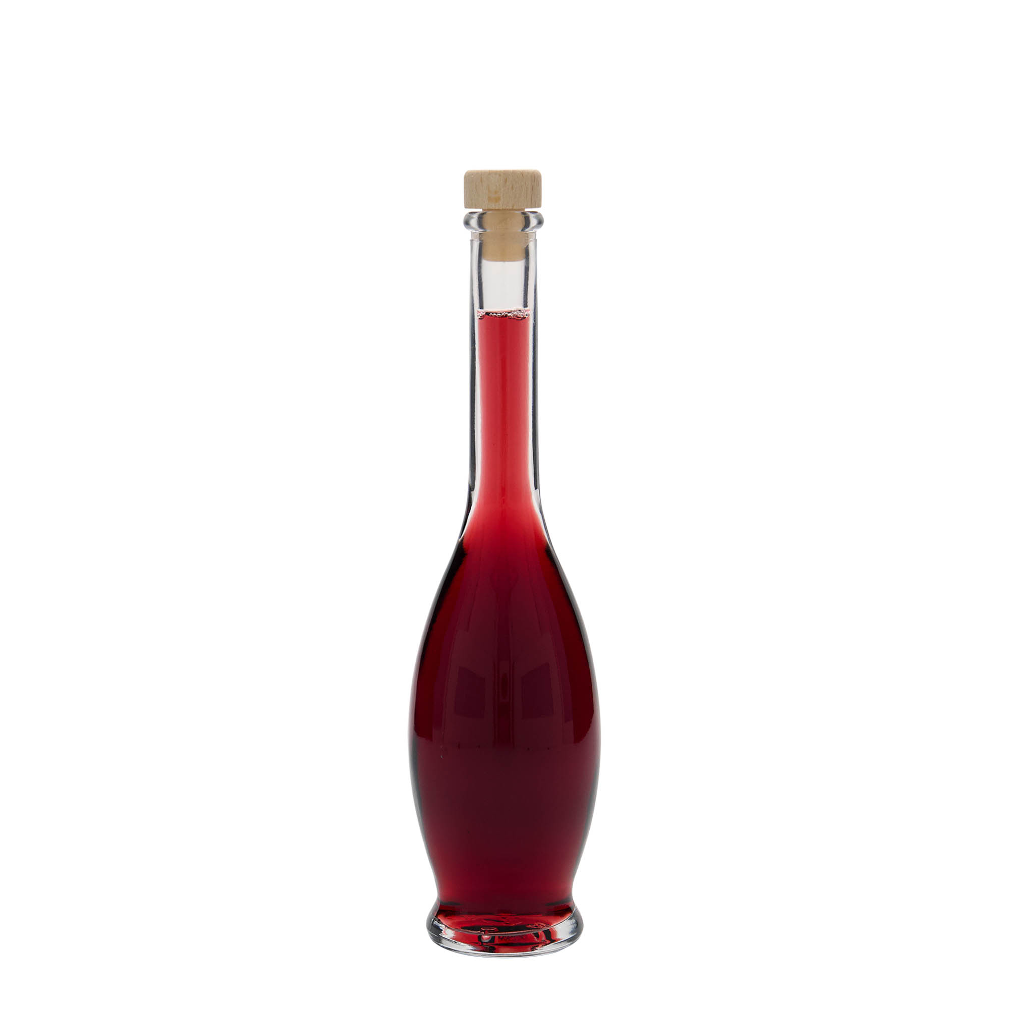 100 ml glasflaska 'Gina', öppning: kork