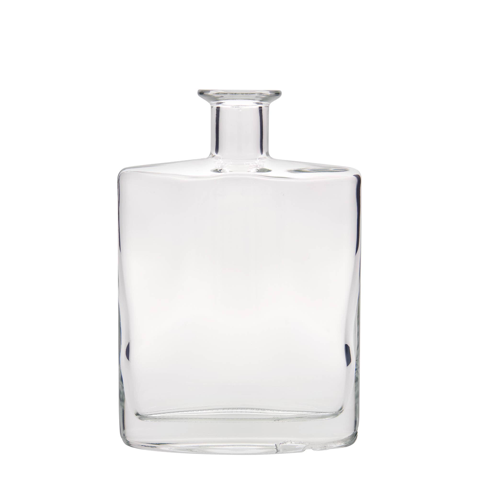 700 ml glasflaska 'Zorbas', oval, öppning: kork