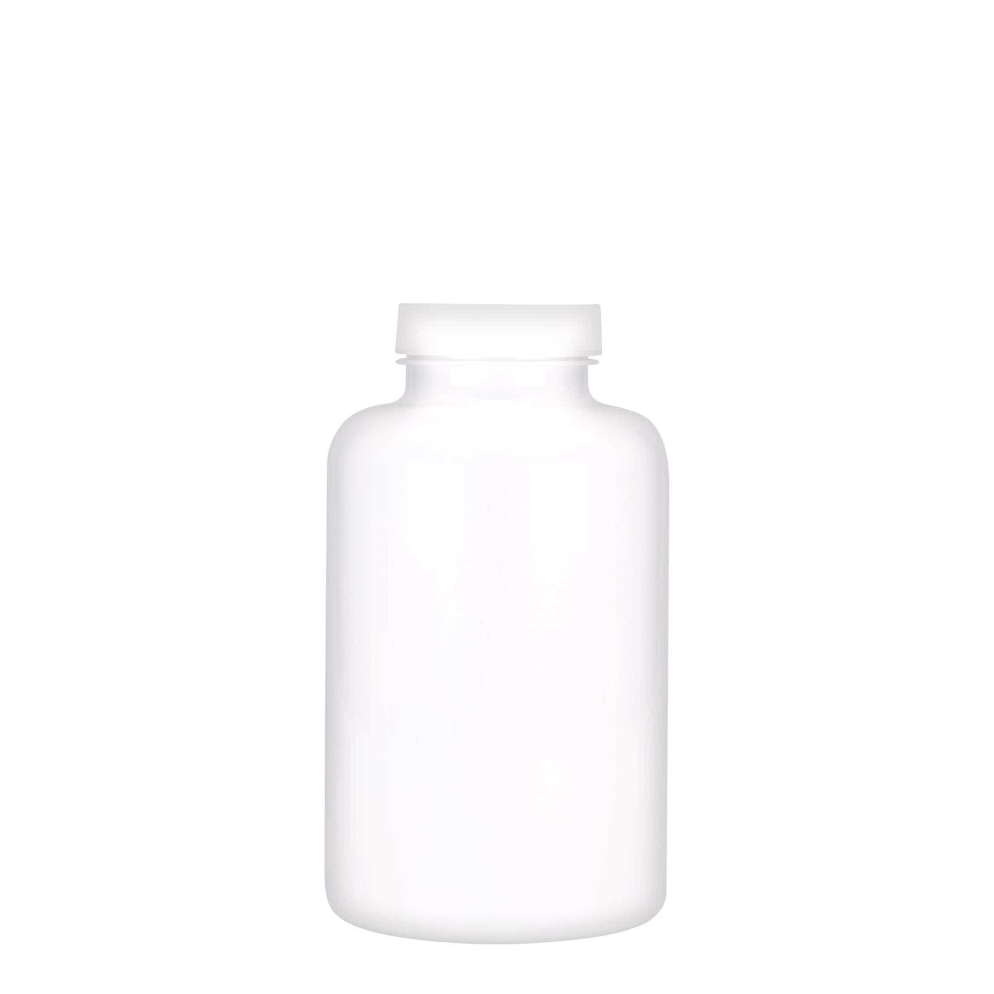 500 ml PET-packer, plast, vit mynning: GPI 45/400