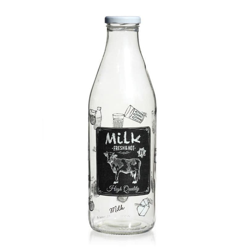 1 000 ml mjölkflaska 'Lavagna', mynning: twist off (TO 43)