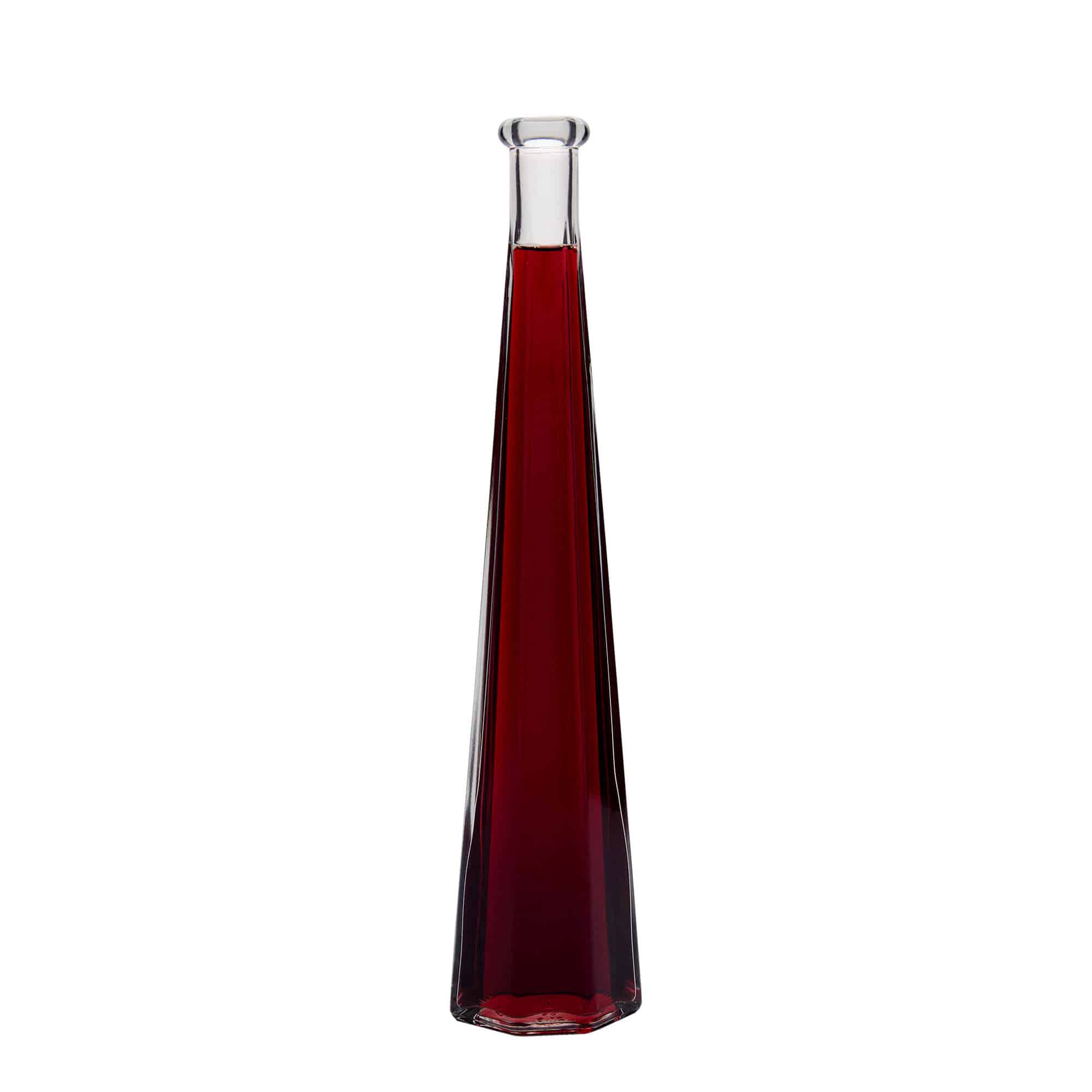 200 ml glasflaska 'Dama Sexta', sexkantig, mynning: kork 200 ml glasflaska 'Dama Sexta', sexkantig, mynning: kork
