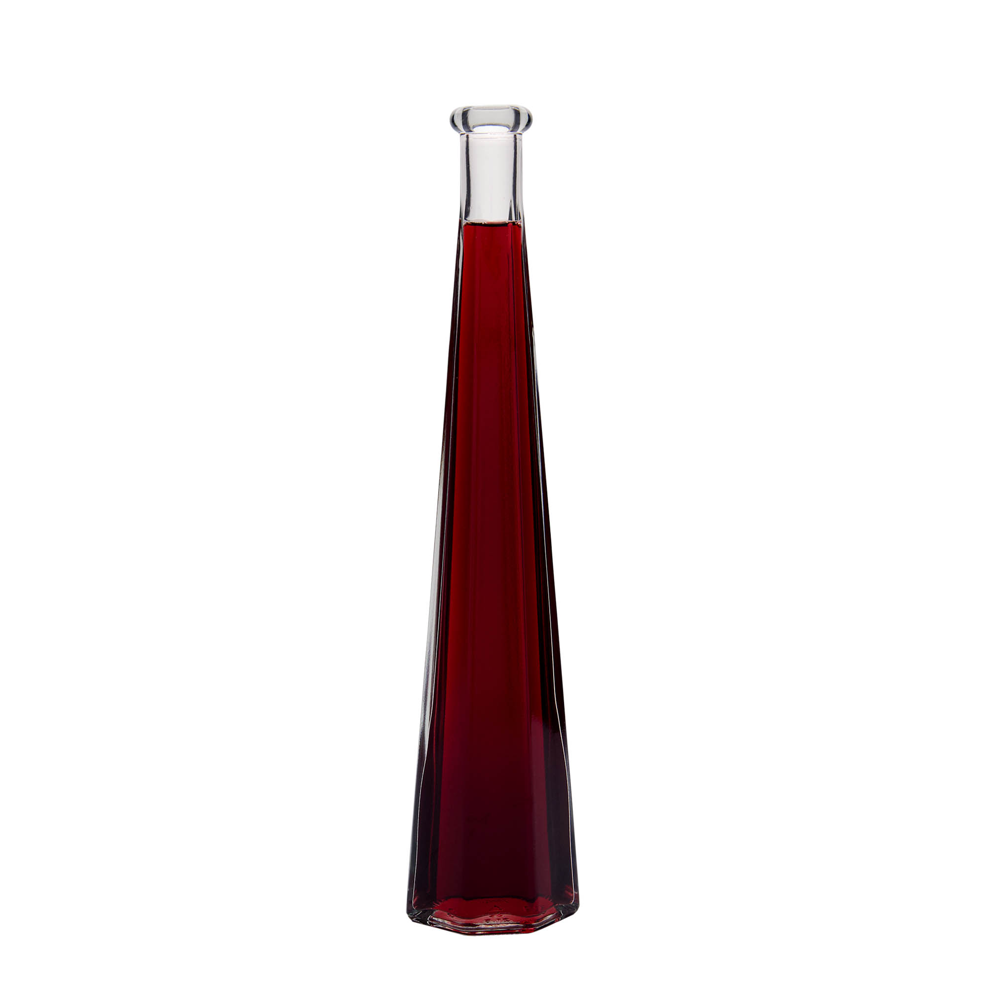 200 ml glasflaska 'Dama Sexta', sexkantig, mynning: kork 200 ml glasflaska 'Dama Sexta', sexkantig, mynning: kork