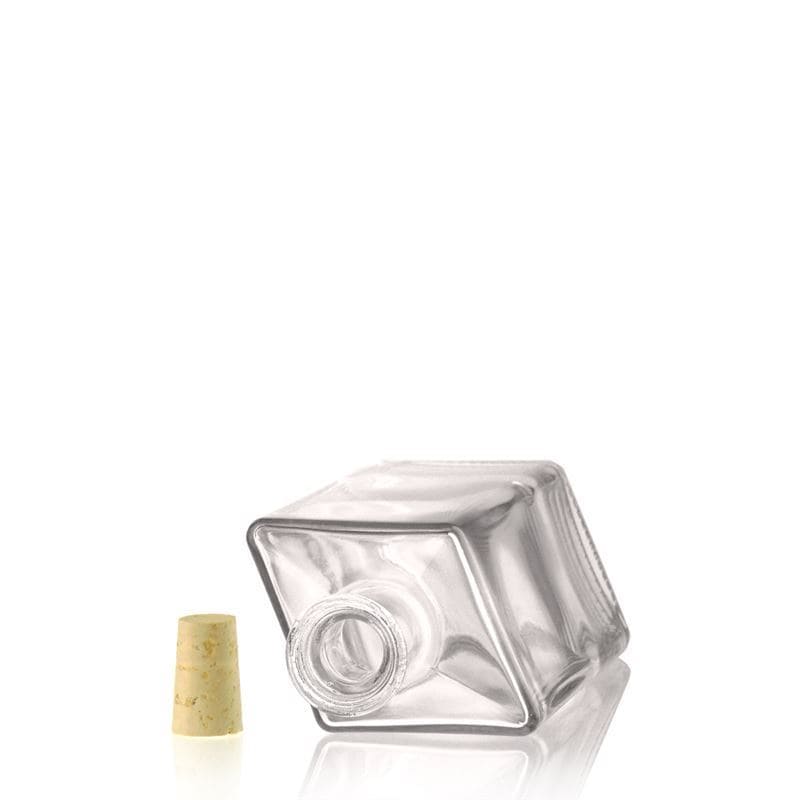 500 ml glasflaska 'Riva', rombformad, öppning: kork