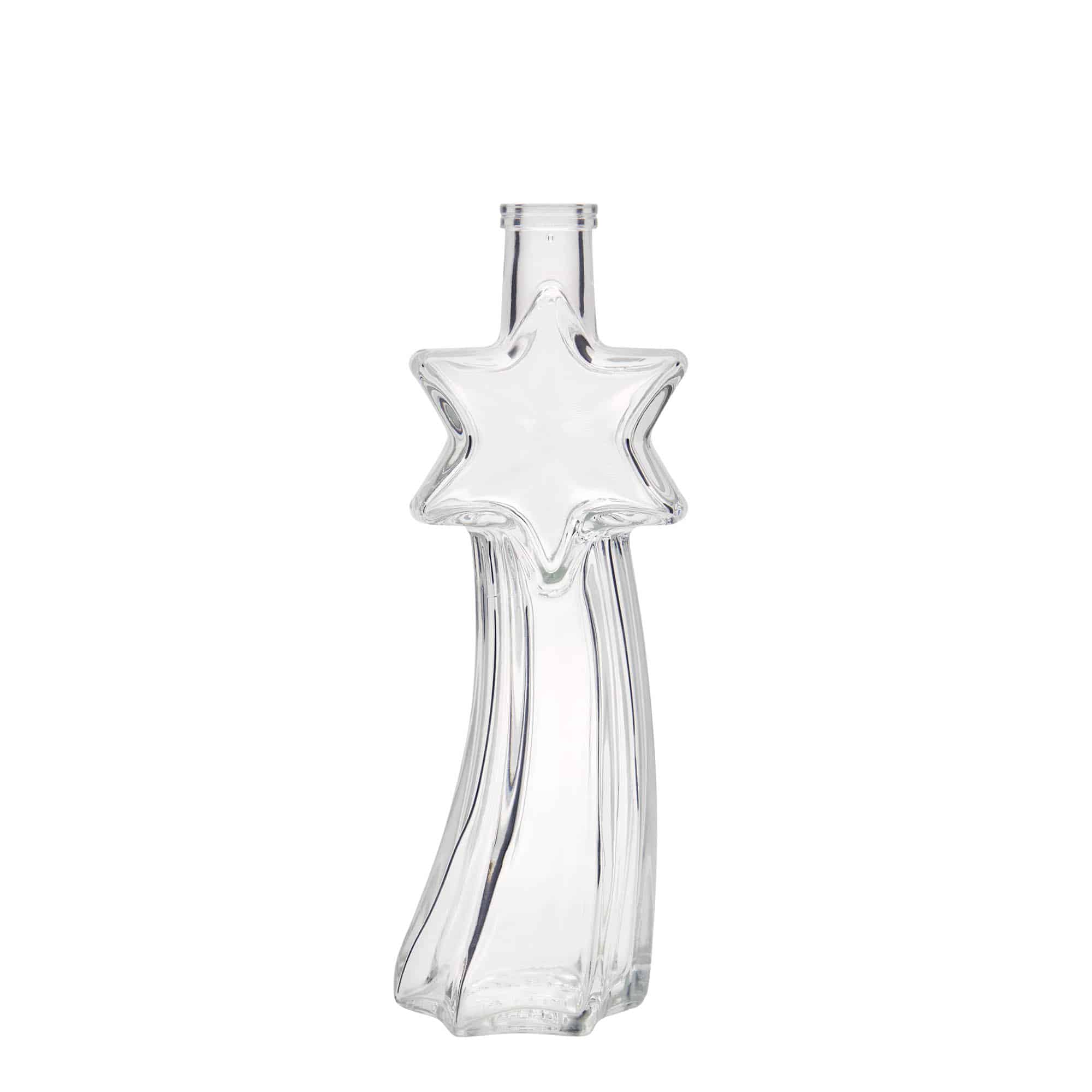 200 ml glasflaska 'Stjärnfall', öppning: kork