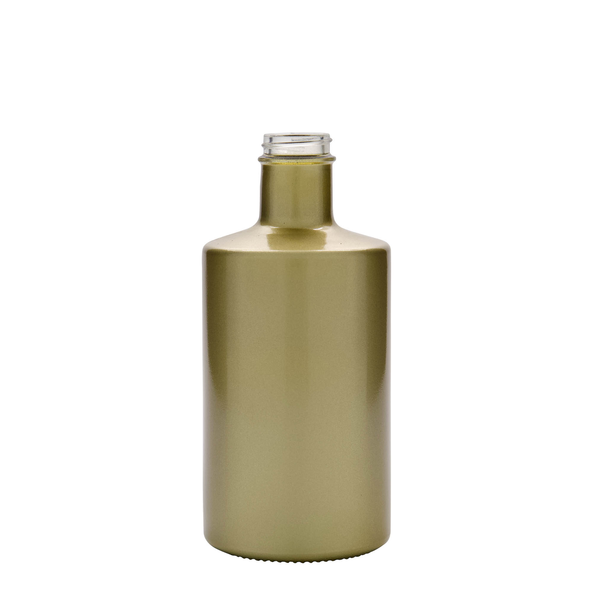 500 ml glasflaska 'Caroline', guld, öppning: GPI 33