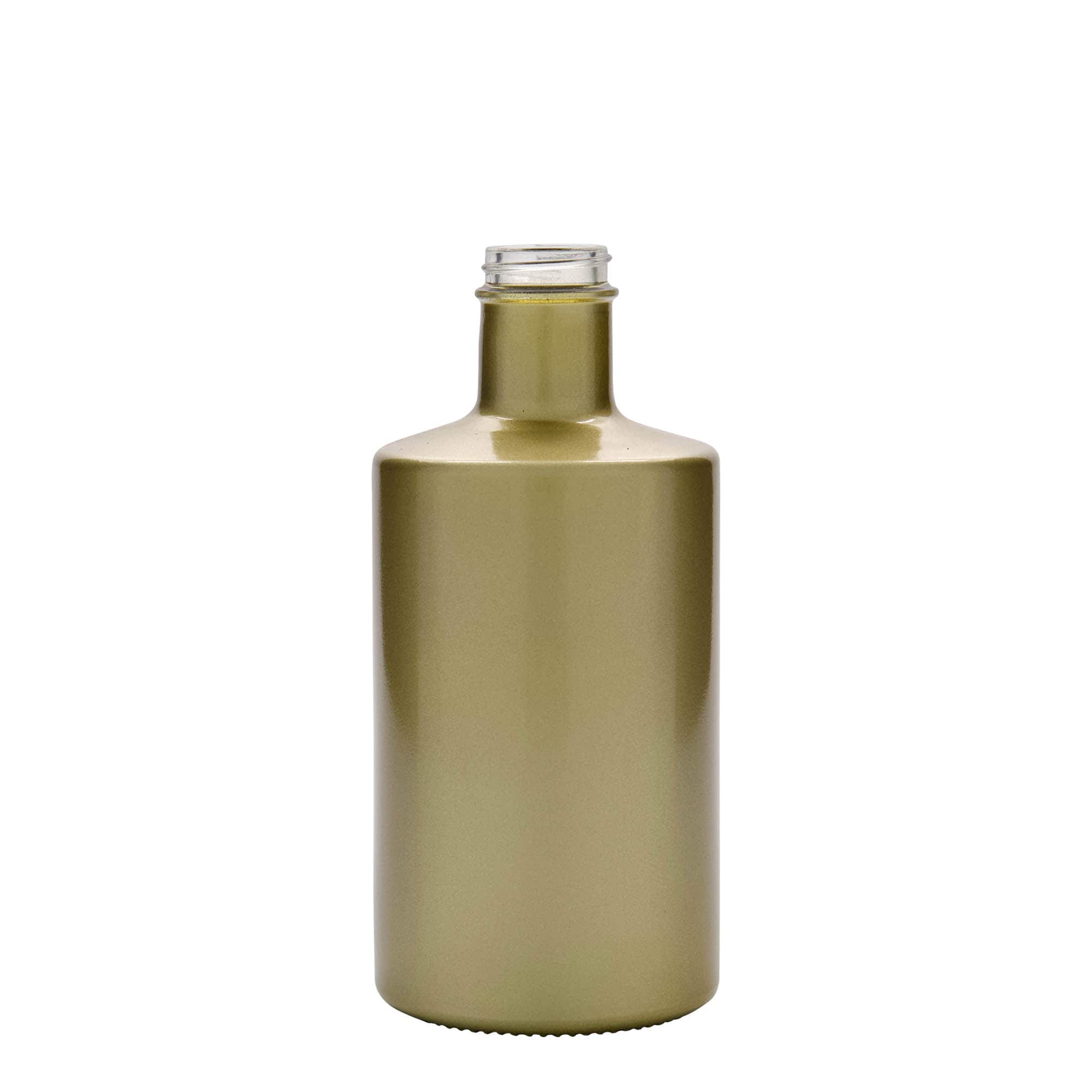 500 ml glasflaska 'Caroline', guld, öppning: GPI 33