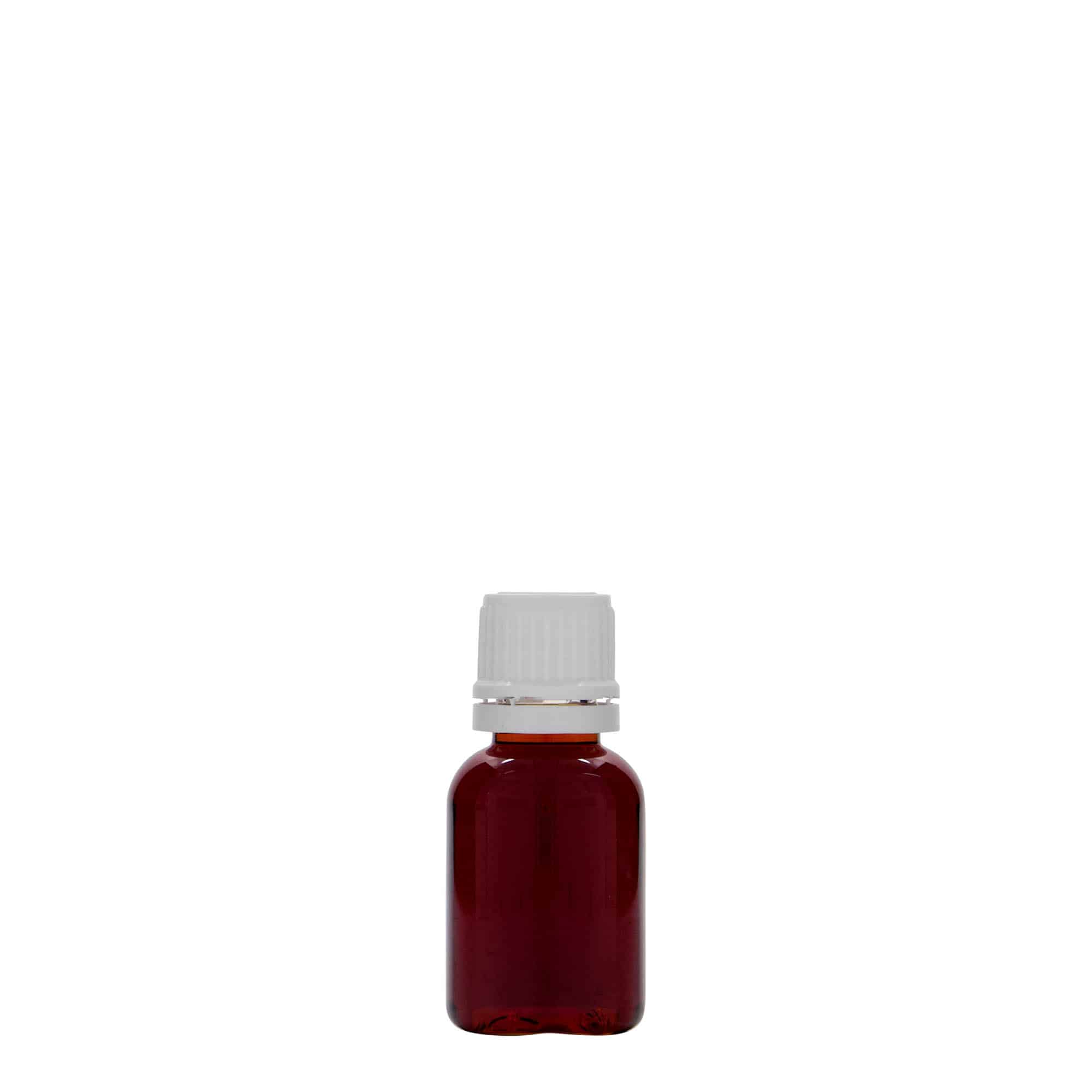 20 ml PET-medicinflaska 'Easy Living', plast, mynning: DIN 18