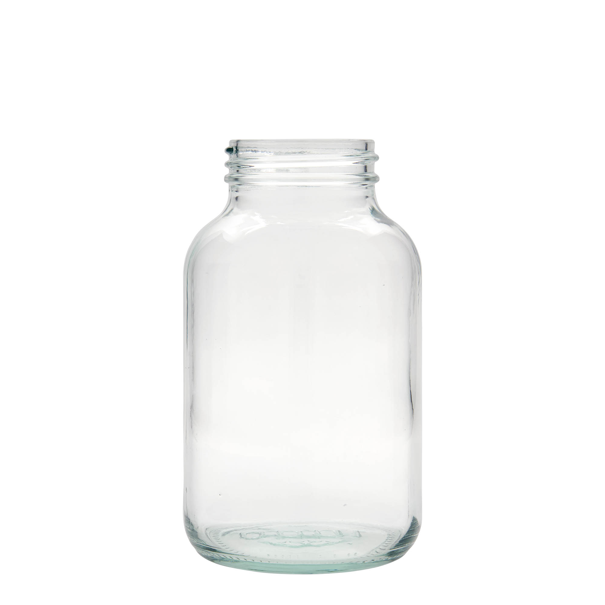 1 000 ml vid halsglas, mynning: DIN 68
