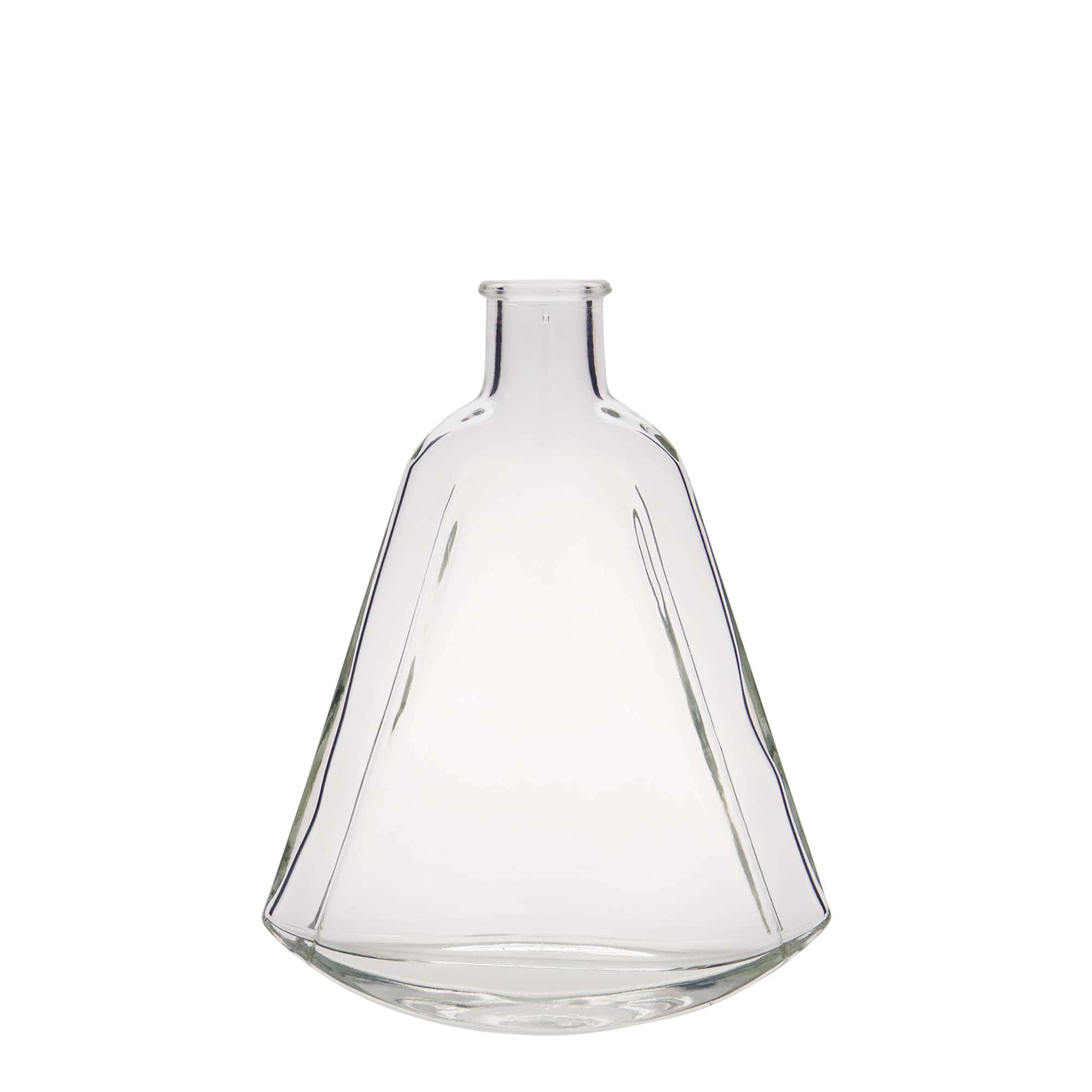 200 ml glasflaska 'Maurizio', oval, öppning: kork