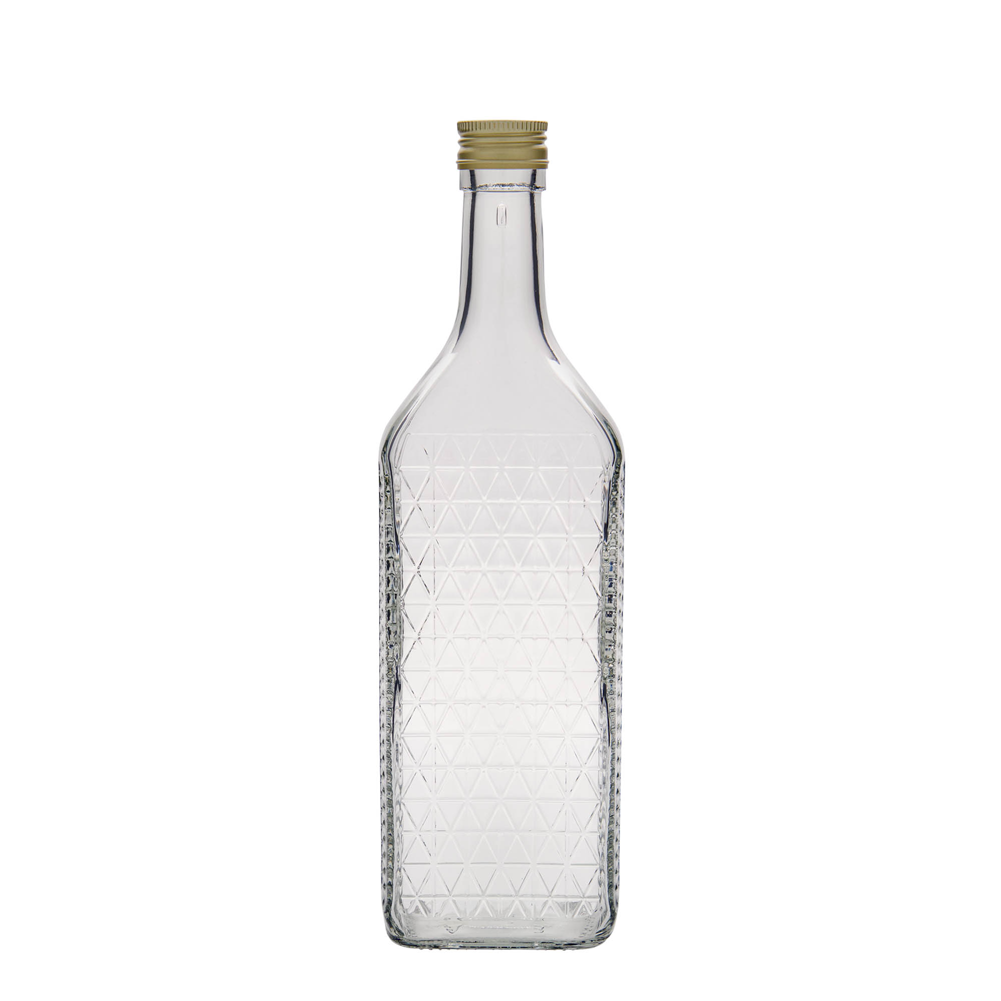 700 ml glasflaska 'Caruso', rektangulär, mynning: PP 31,5 700 ml glasflaska 'Caruso', rektangulär, mynning: PP 31,5