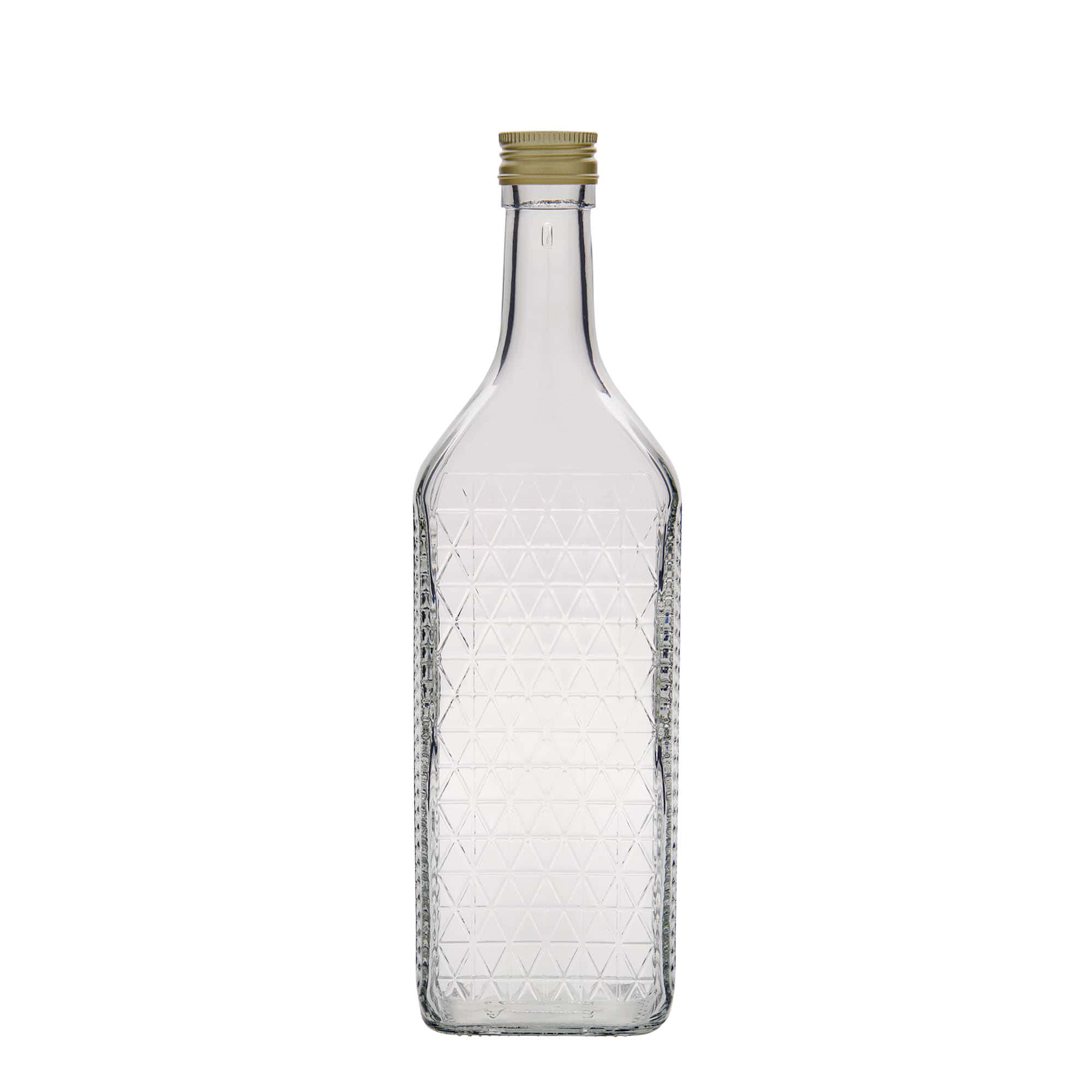 700 ml glasflaska 'Caruso', rektangulär, mynning: PP 31,5
