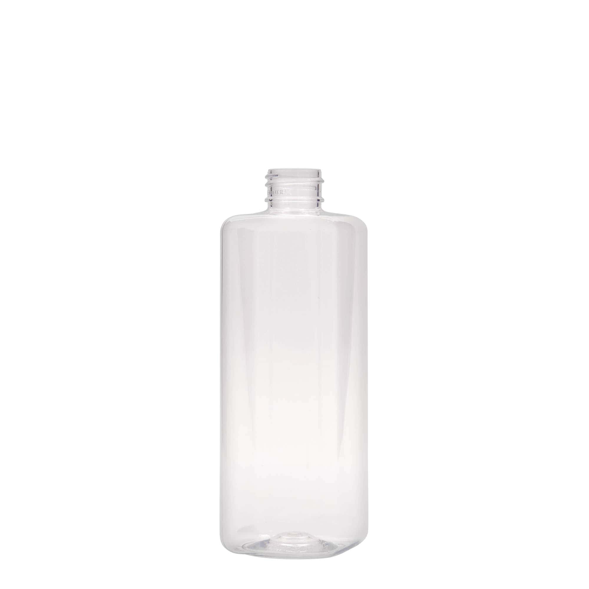 300 ml PET-flaska 'Karl', fyrkantig, plast, mynning: 24/410 300 ml PET-flaska 'Karl', fyrkantig, plast, mynning: 24/410