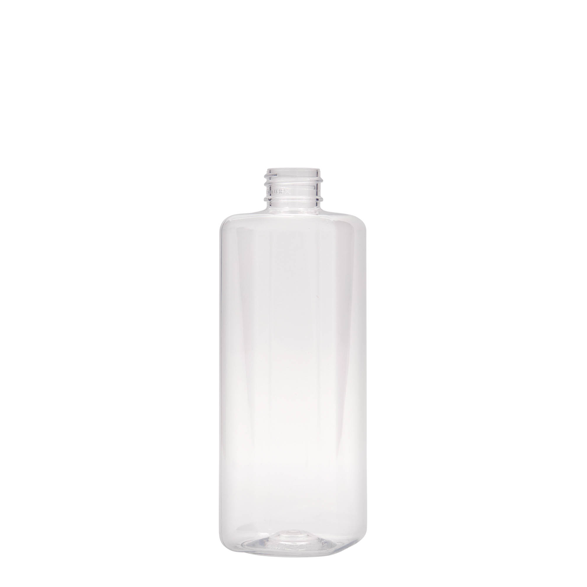 300 ml PET-flaska 'Karl', fyrkantig, plast, mynning: 24/410 300 ml PET-flaska 'Karl', fyrkantig, plast, mynning: 24/410