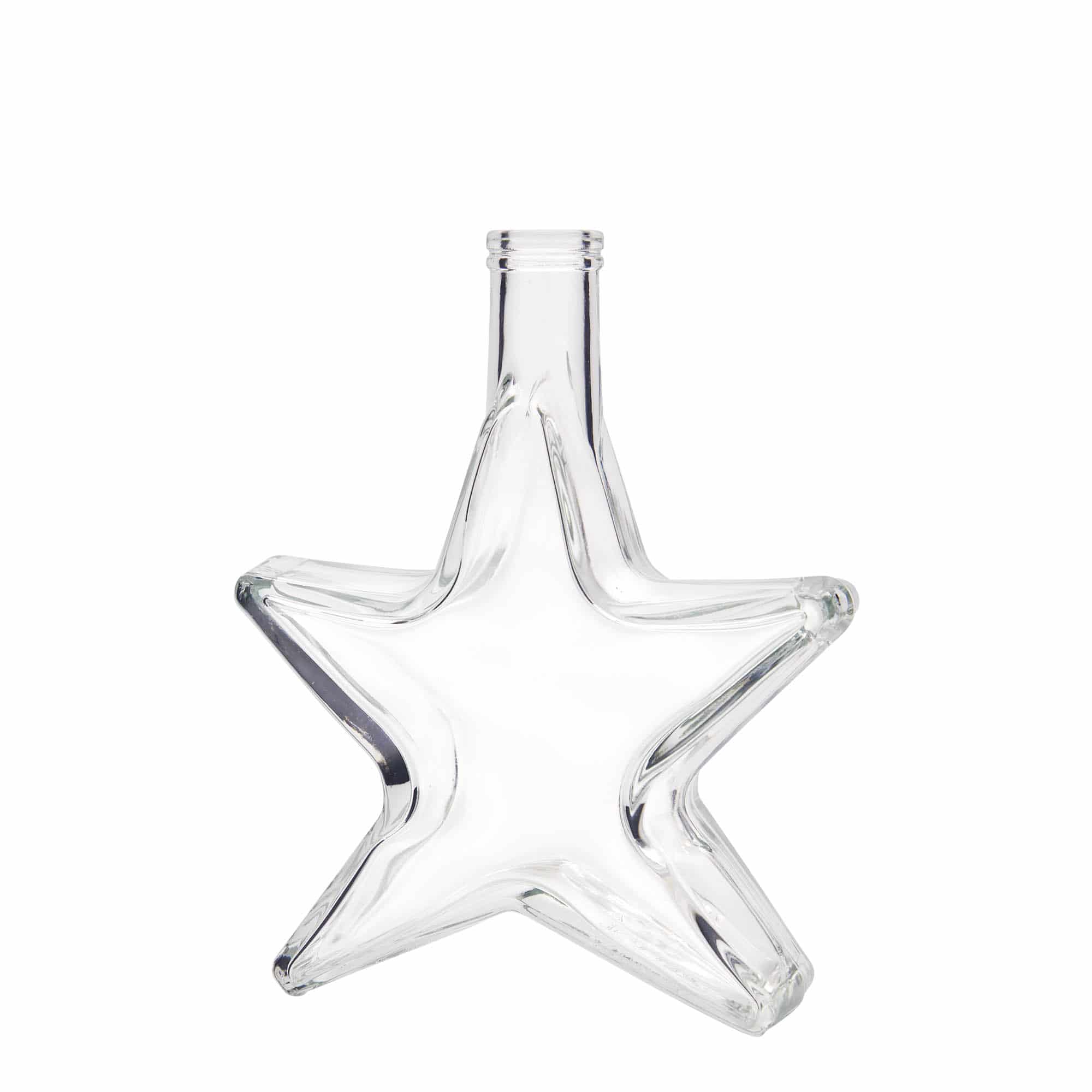 350 ml glasflaska 'Stjärna', mynning: kork