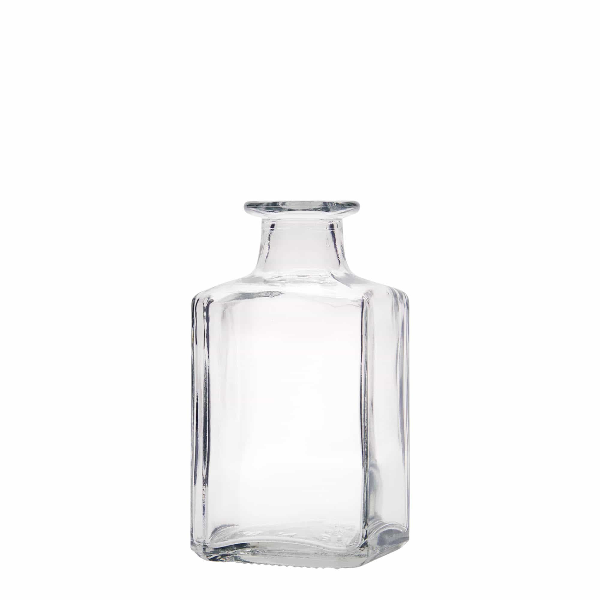 250 ml glasflaska 'Torben', fyrkantig, öppning: kork