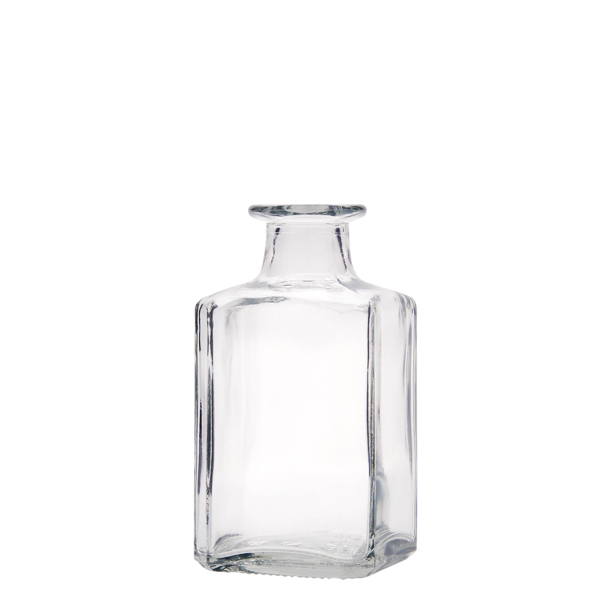 250 ml glasflaska 'Torben', fyrkantig, öppning: kork 250 ml glasflaska 'Torben', fyrkantig, öppning: kork