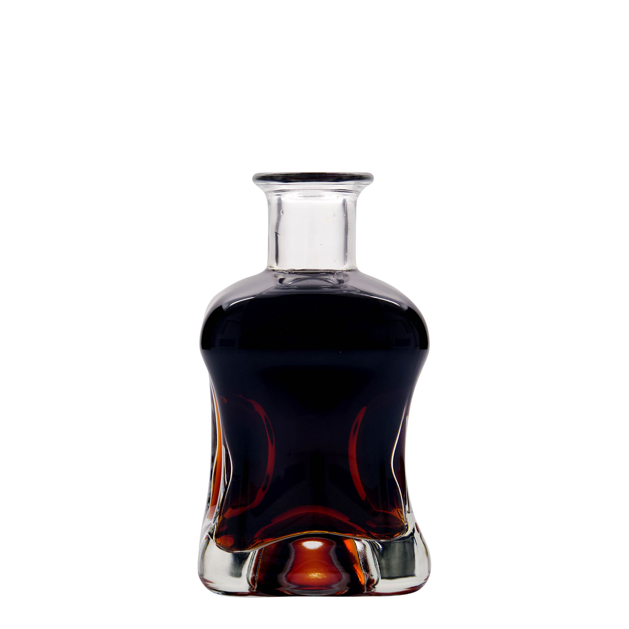 350 ml glasflaska 'Dublin', kvadratisk, mynning: kork