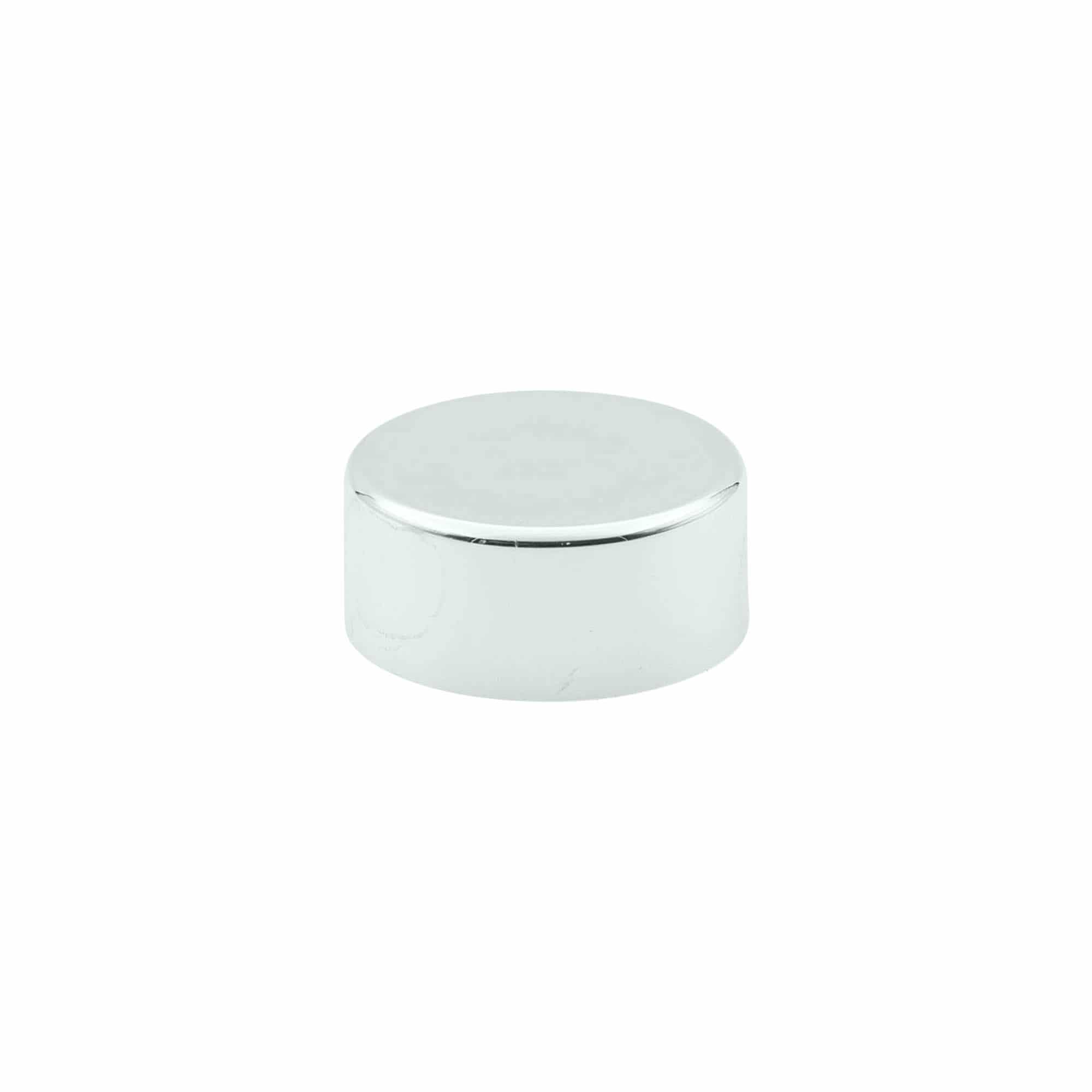 Skruvlock, ABS-plast, silver, för mynning: GPI 28/400