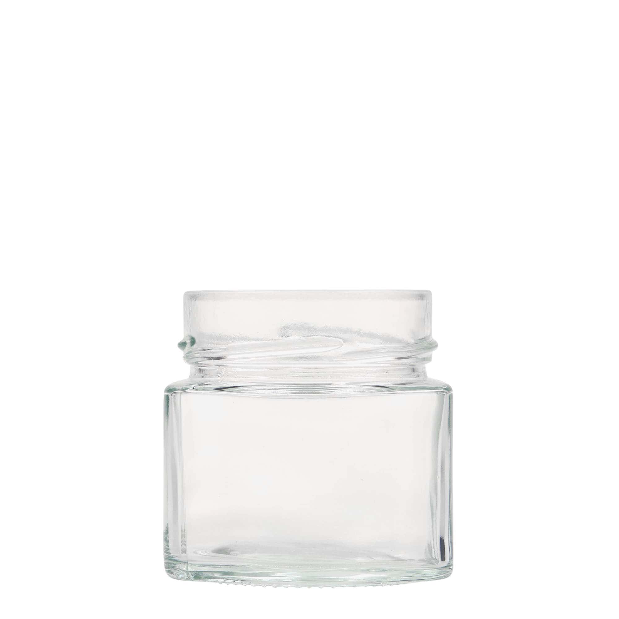 212 ml fyrkantigt glas 'Kimba', öppning: Extra djup twist-off (EDTO 70)