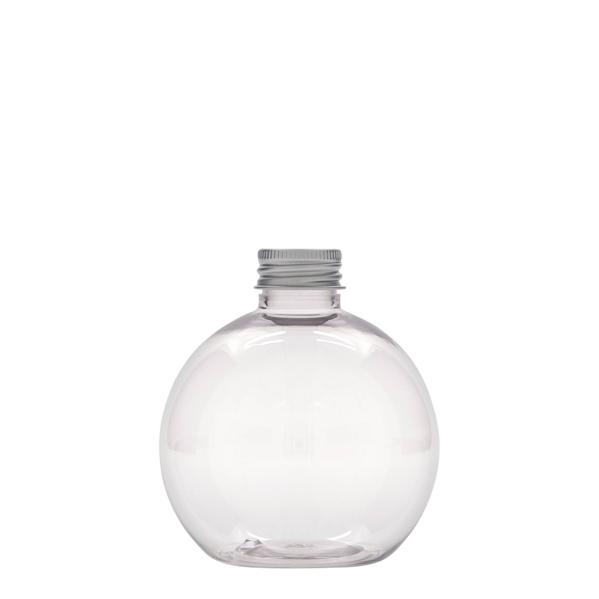 250 ml PET-flaska 'Perry', rund, plast, mynning: 24/410