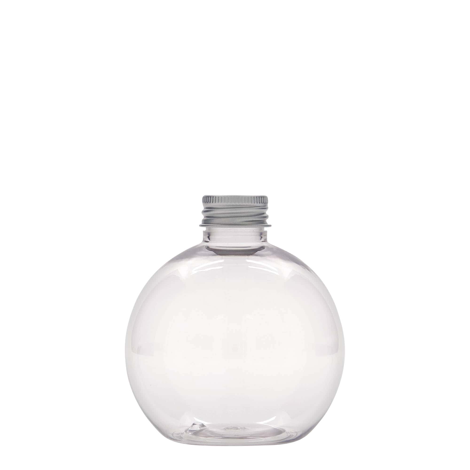 250 ml PET-flaska 'Perry', rund, plast, mynning: 24/410