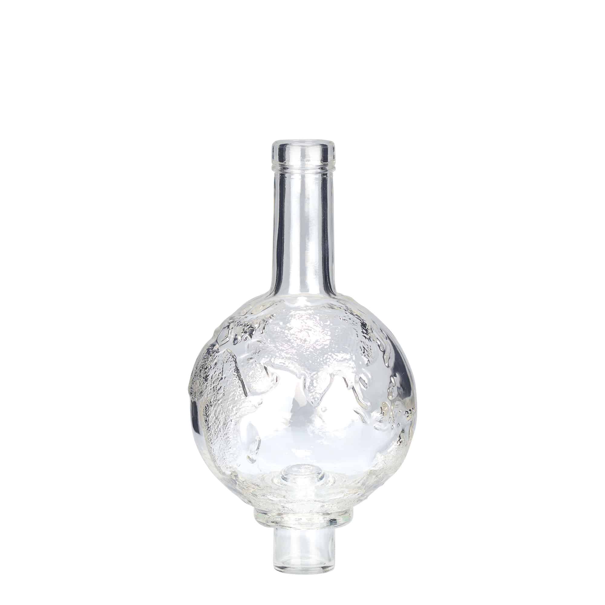 500 ml glasflaska 'Globus', mynning: kork
