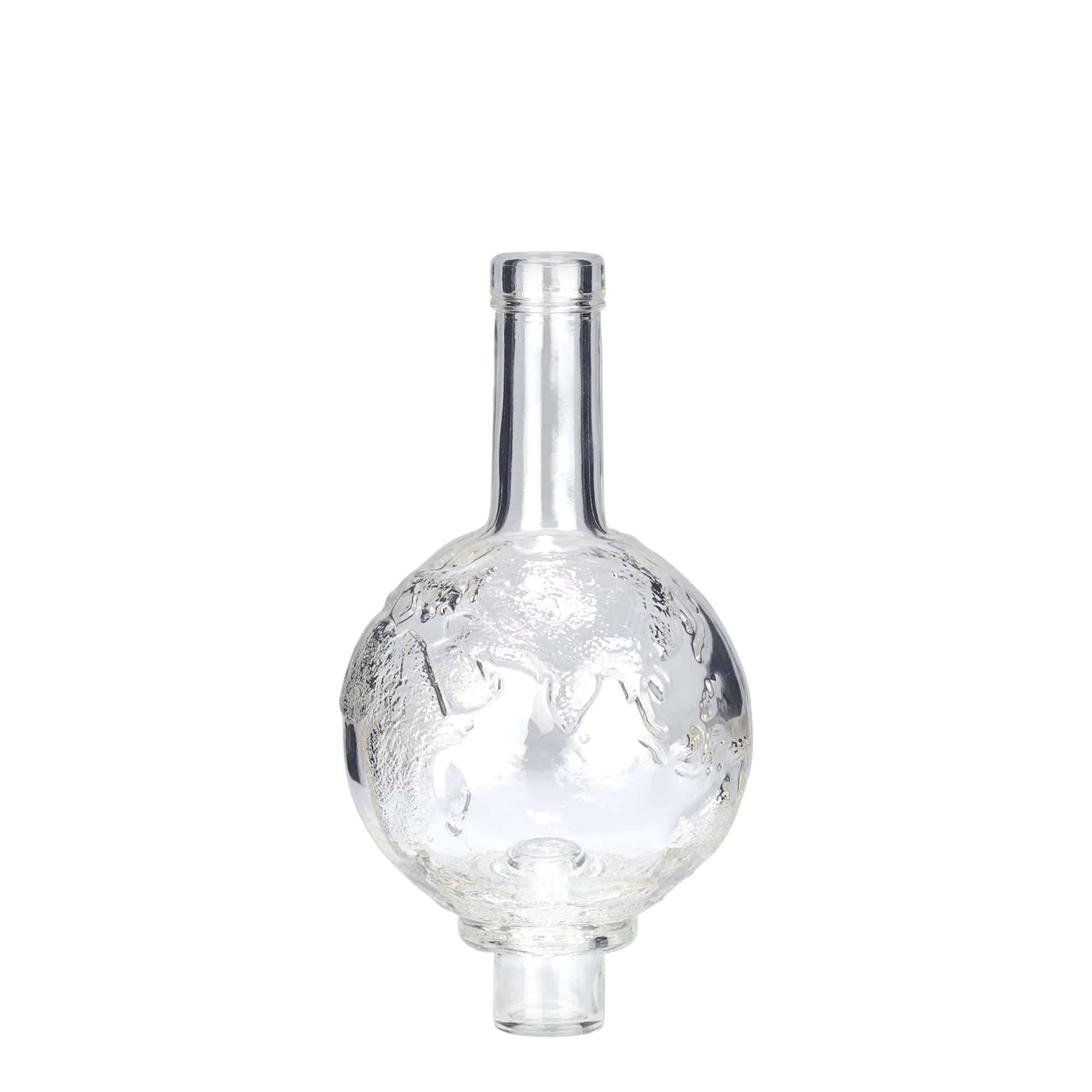 500 ml glasflaska 'Globus', öppning: kork