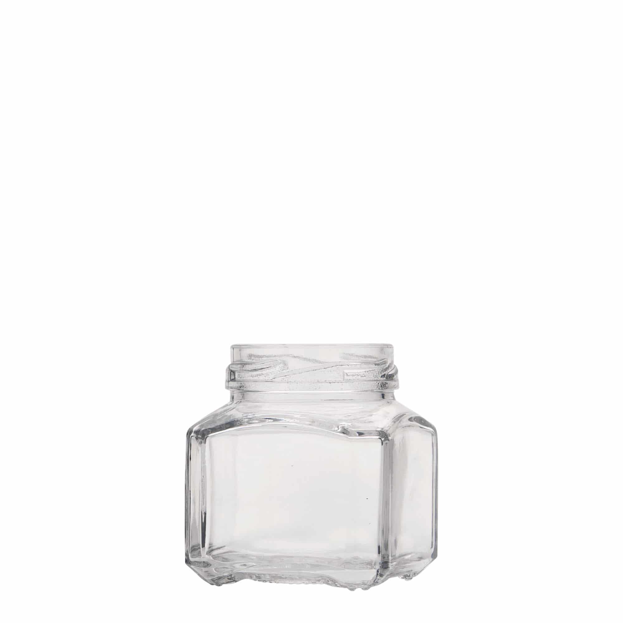 106 ml Fyrkantigt glas 'Milano', öppning: Twist-Off (TO 48)