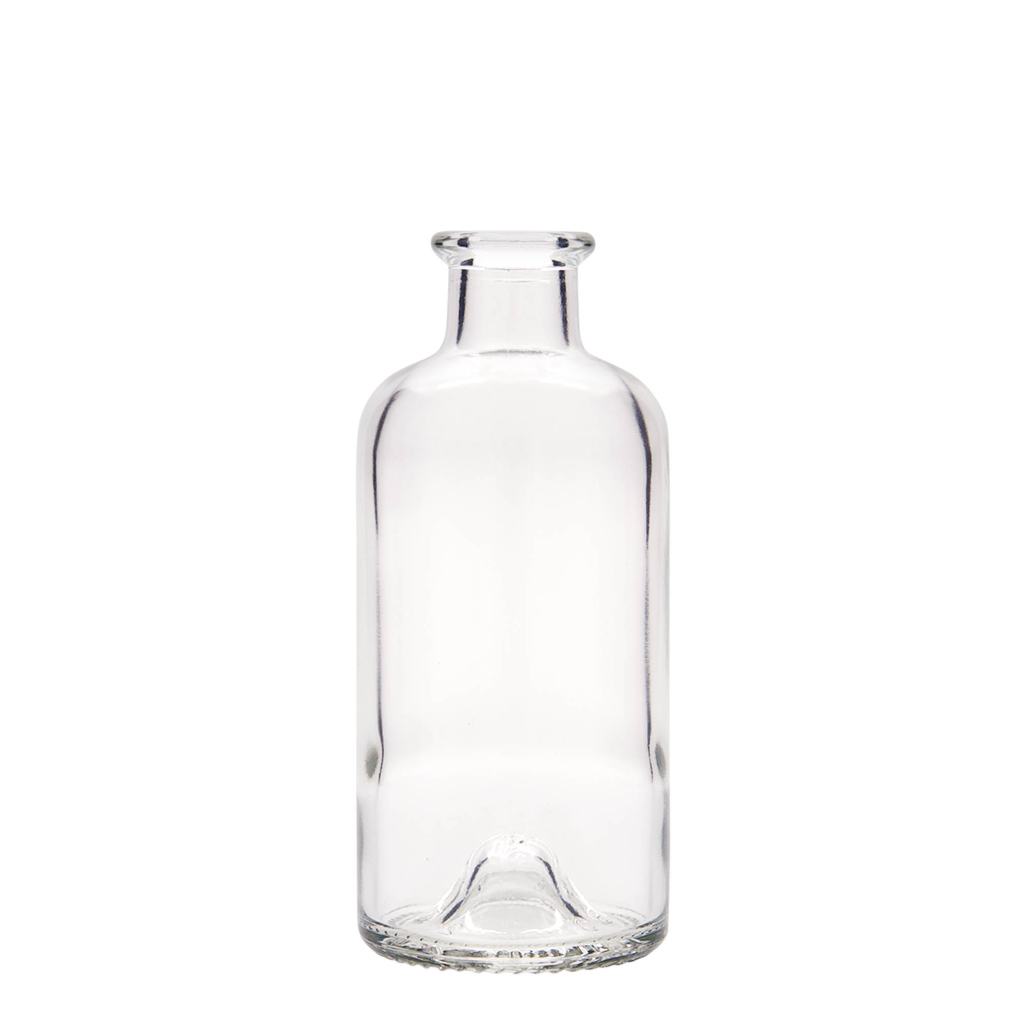 200 ml glasflaska apotekare, mynning: kork