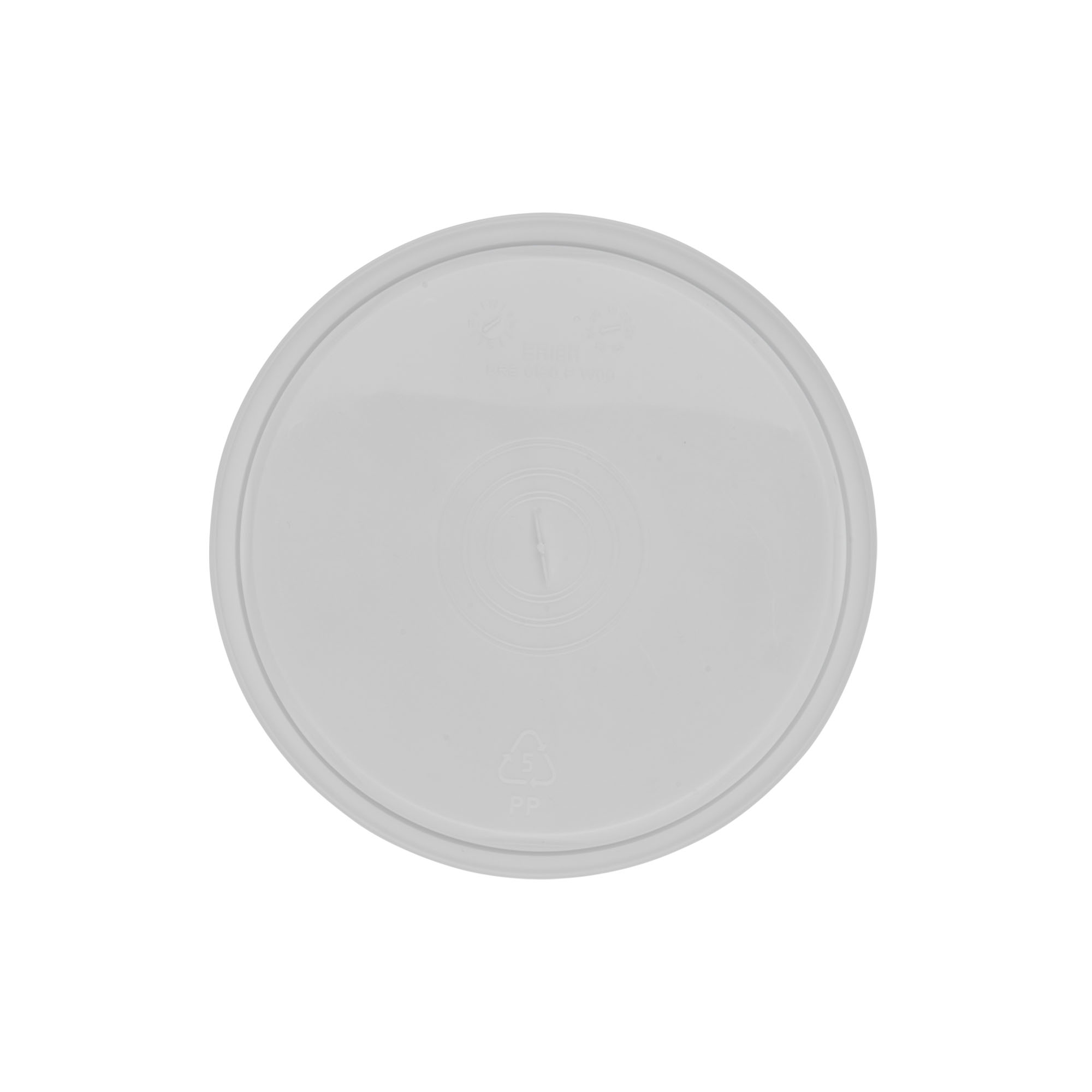 Lock till 1,8 l hink, PP-plast, vit