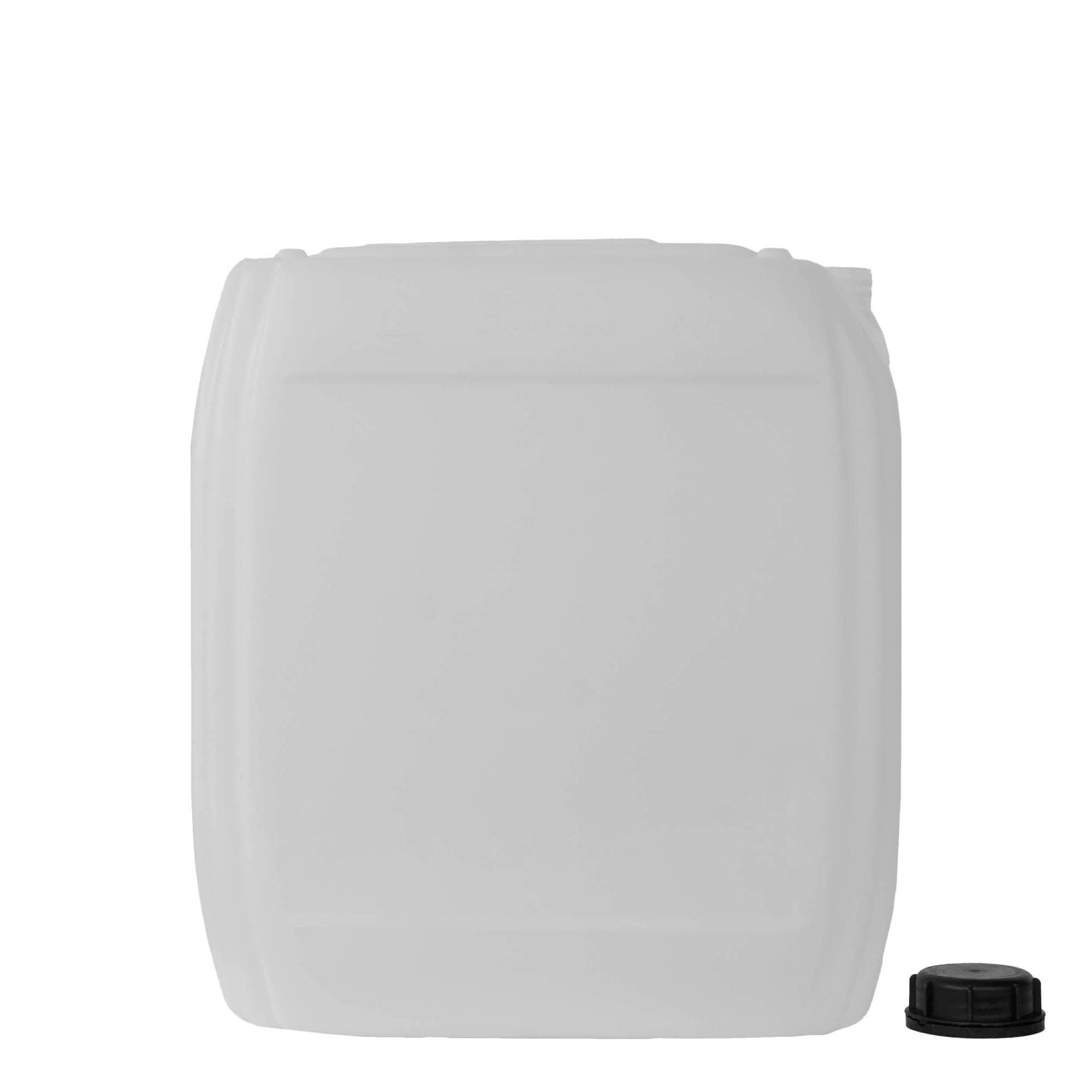 25 l dunk, rektangulär, HDPE-plast, natur, öppning: ND 60