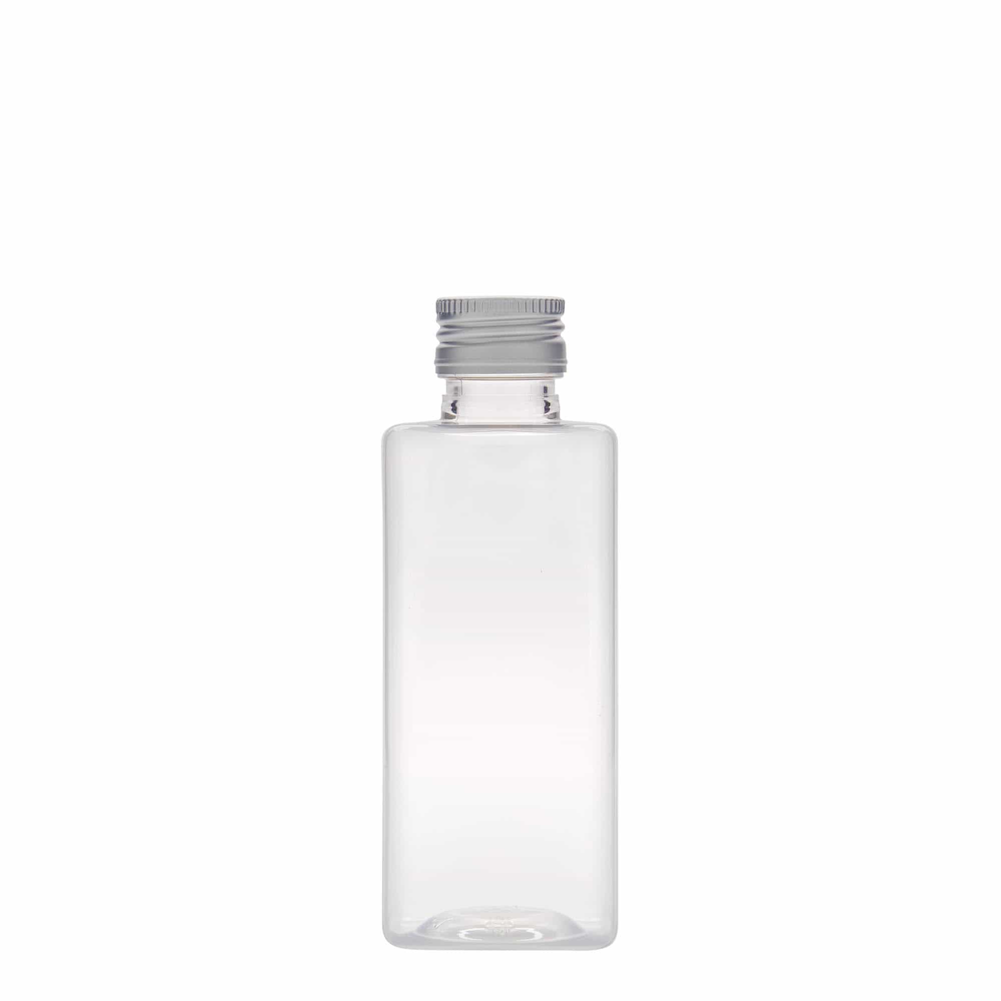 250 ml PET-flaska 'Karl', kvadratisk, plast, mynning: PP 28