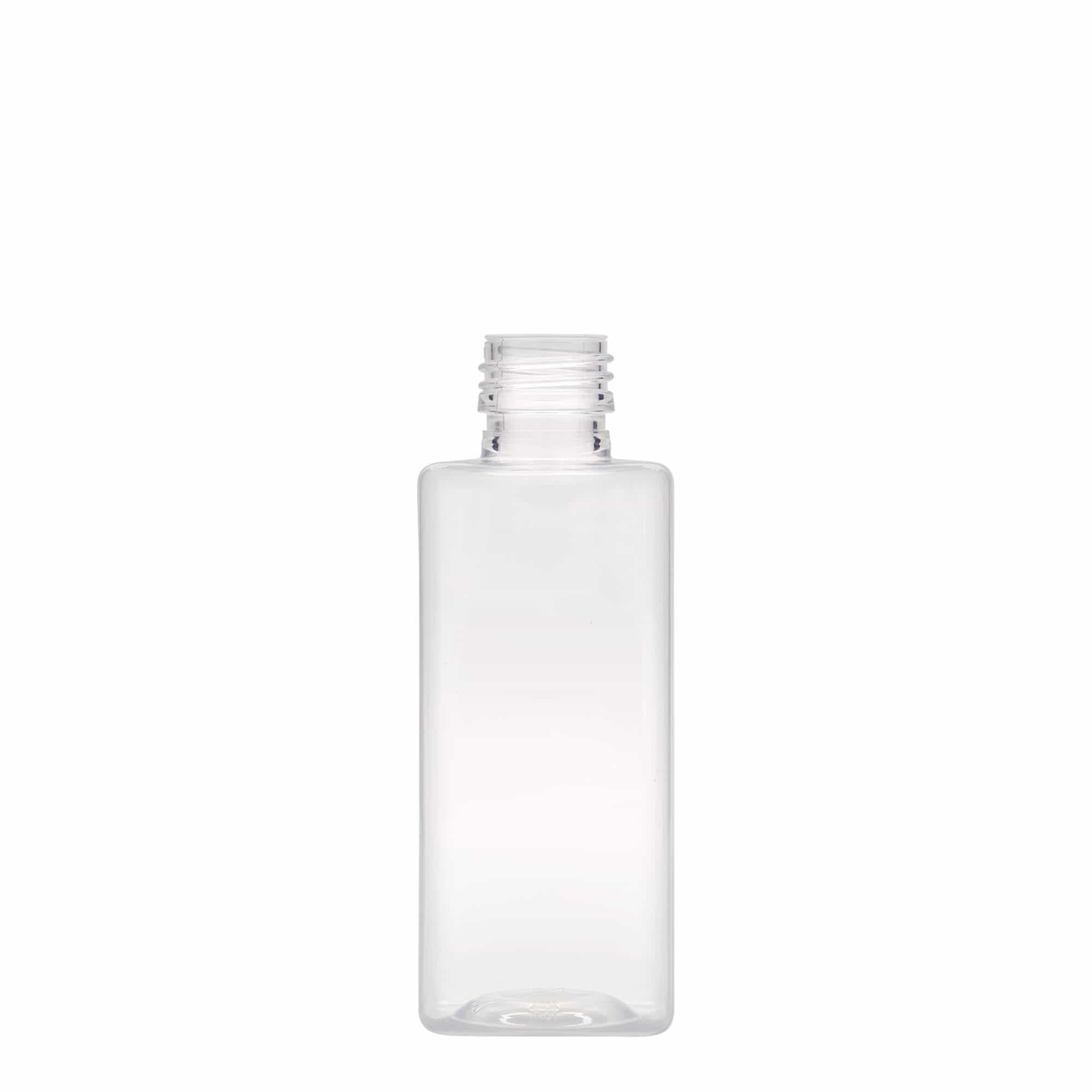 250 ml PET-flaska 'Karl', fyrkantig, plast, öppning: PP 28