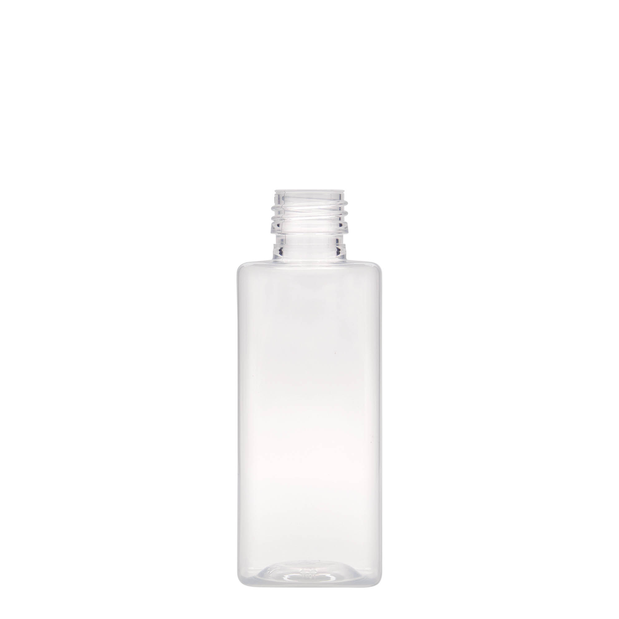 250 ml PET-flaska 'Karl', fyrkantig, plast, öppning: PP 28